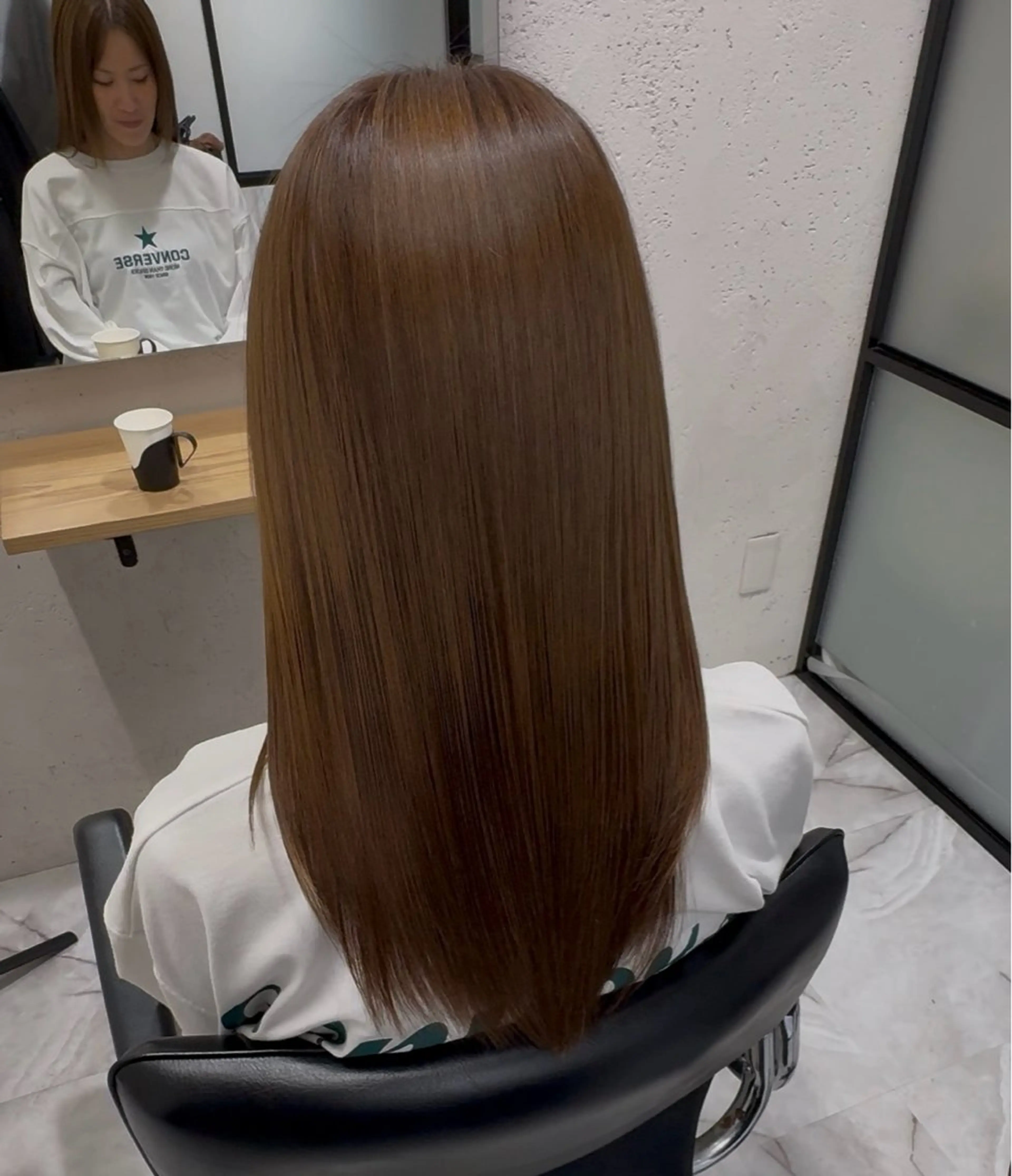 ロング カット パーマ 縮毛矯正 トリートメント エマノン梅田茶屋町所属・✨艶髪ショート✨ 木場　裕由毅のヘアスタイル