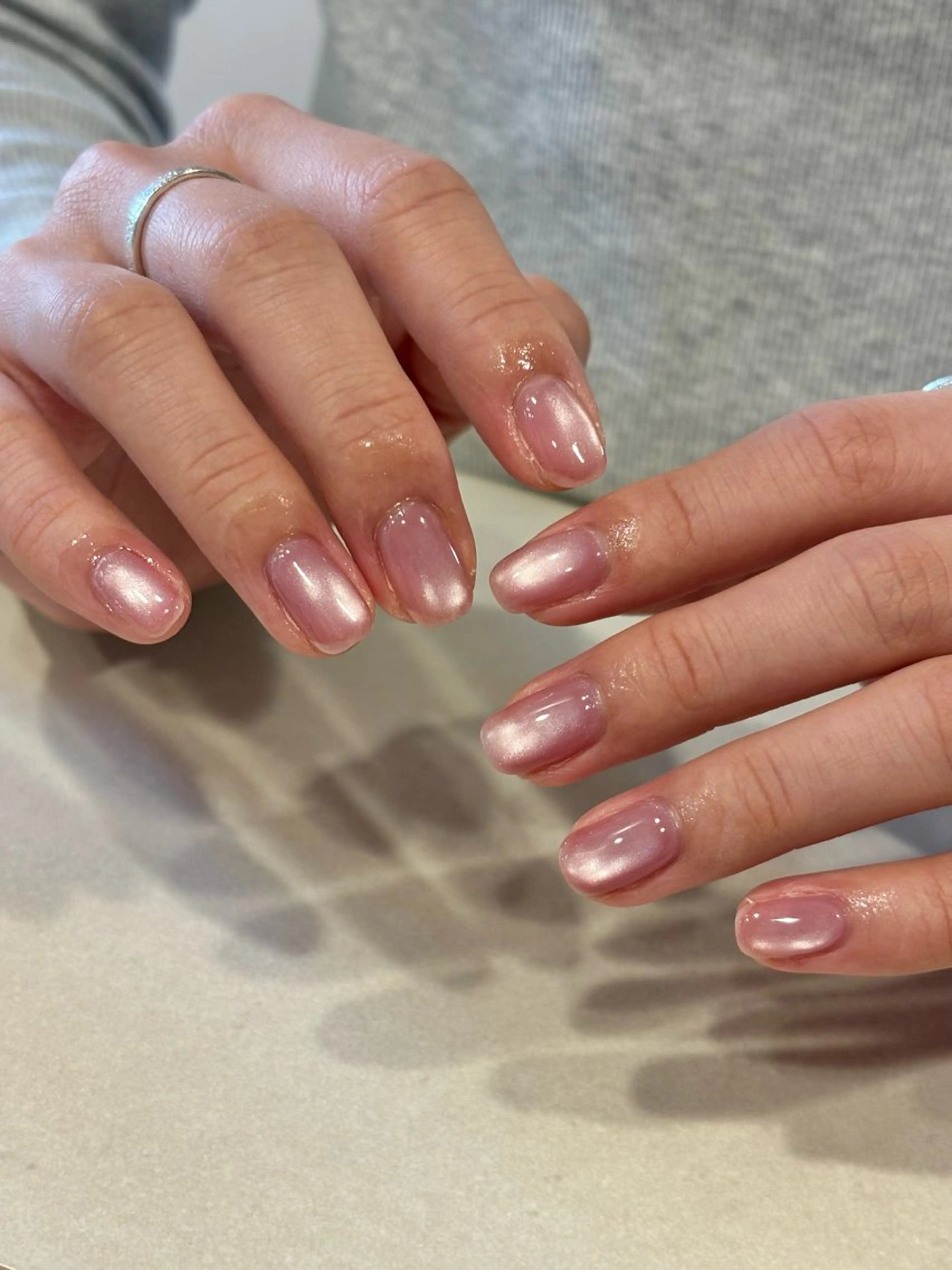 ネイル マグネットネイル 春ネイル ハンドネイル iconail 下北沢 NONのネイルデザイン