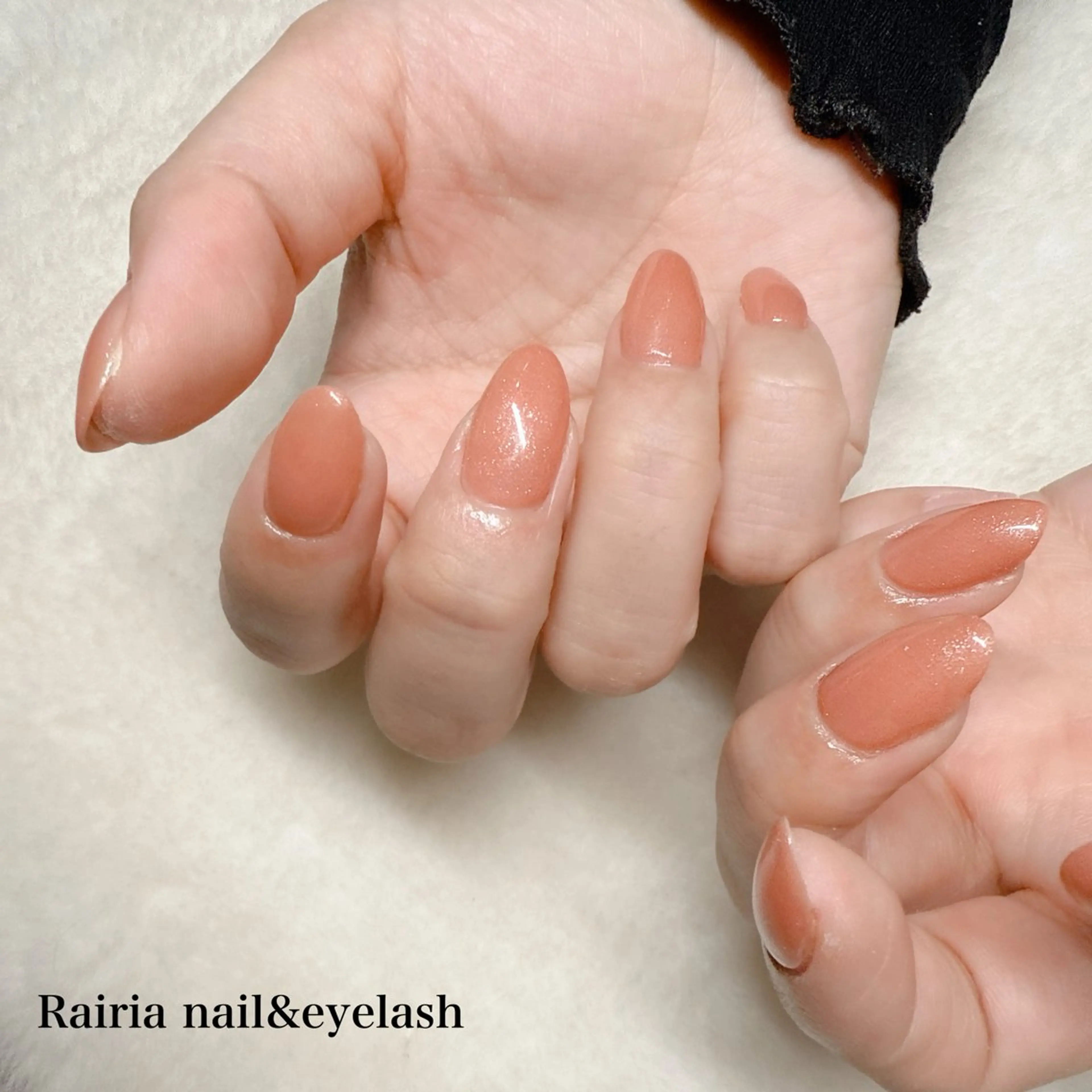 ネイル ワンカラーネイル Rairia   nail所属・屋敷 理奈のネイルデザイン