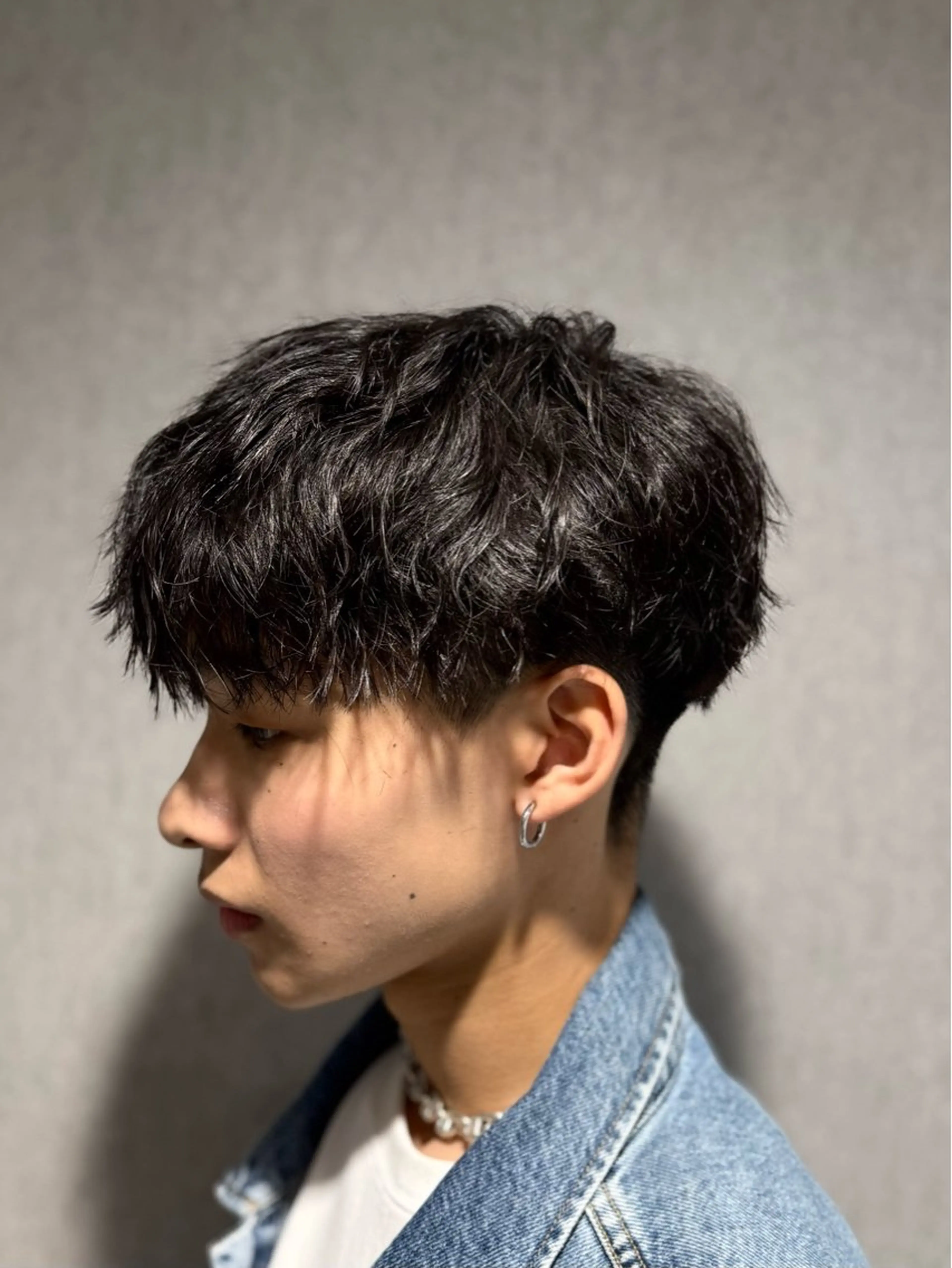 パーマ メンズ 曲がる縮毛/カルマパ ーマ/池袋/横村大全のヘアスタイル