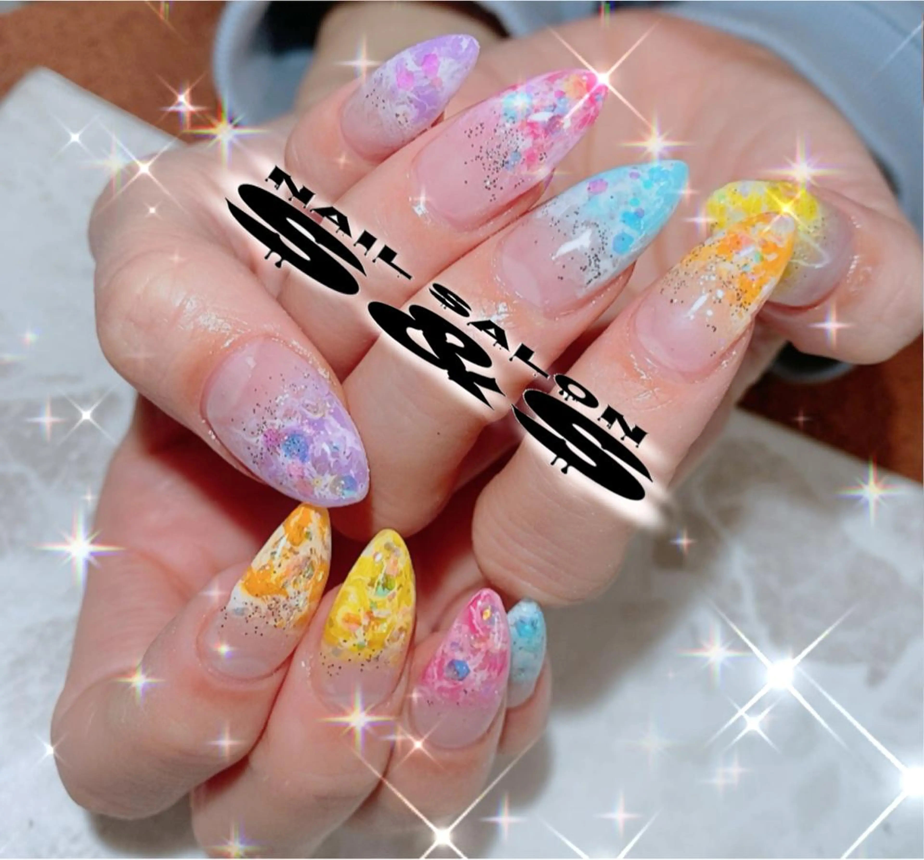 ネイル 長さ出し メンズネイル 持ち込み スカルプネイル S&S 村田小百合のネイルデザイン