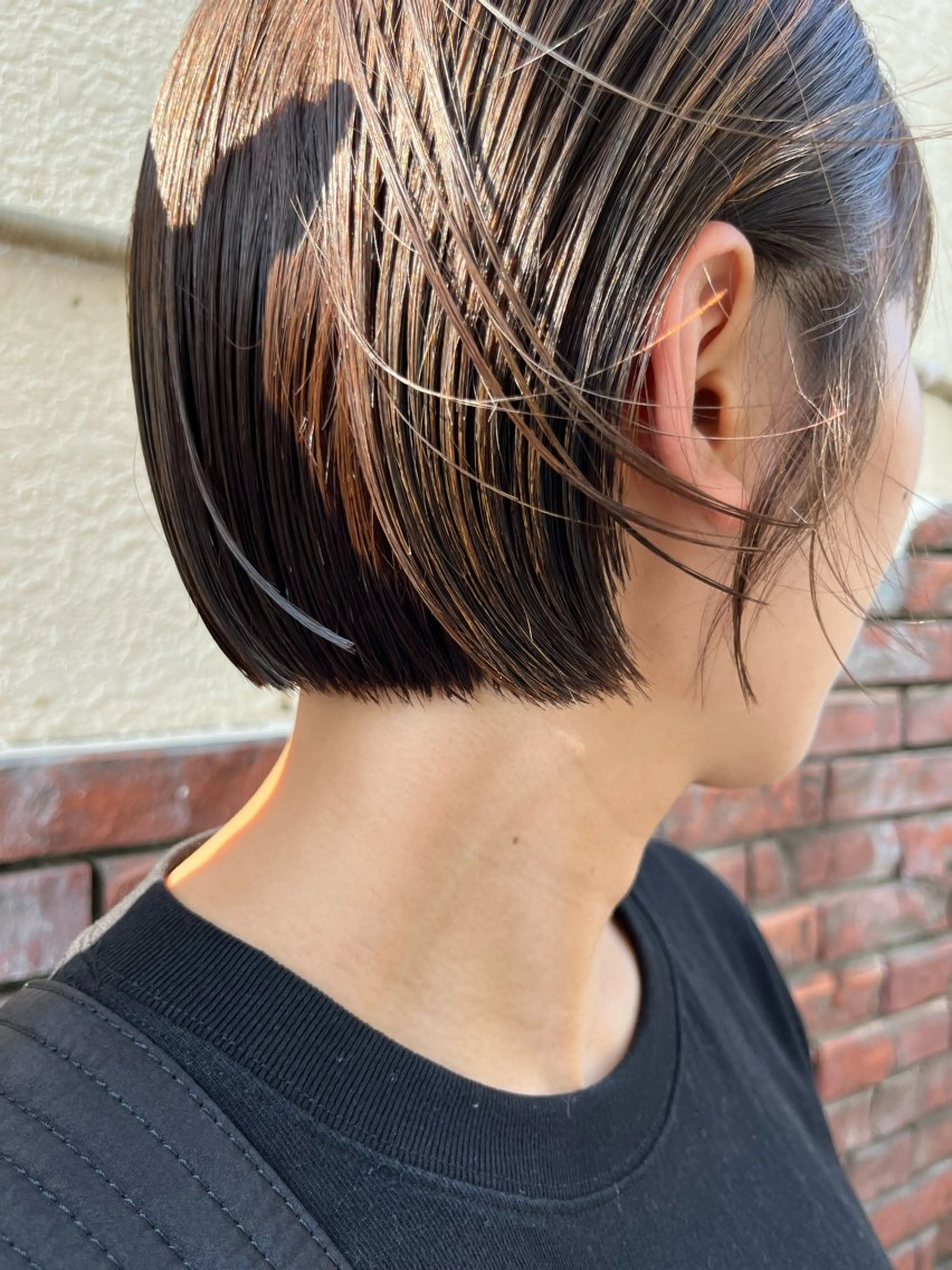 ショート ボブ メンズハイトーン/栄 /イトウタケルのヘアスタイル