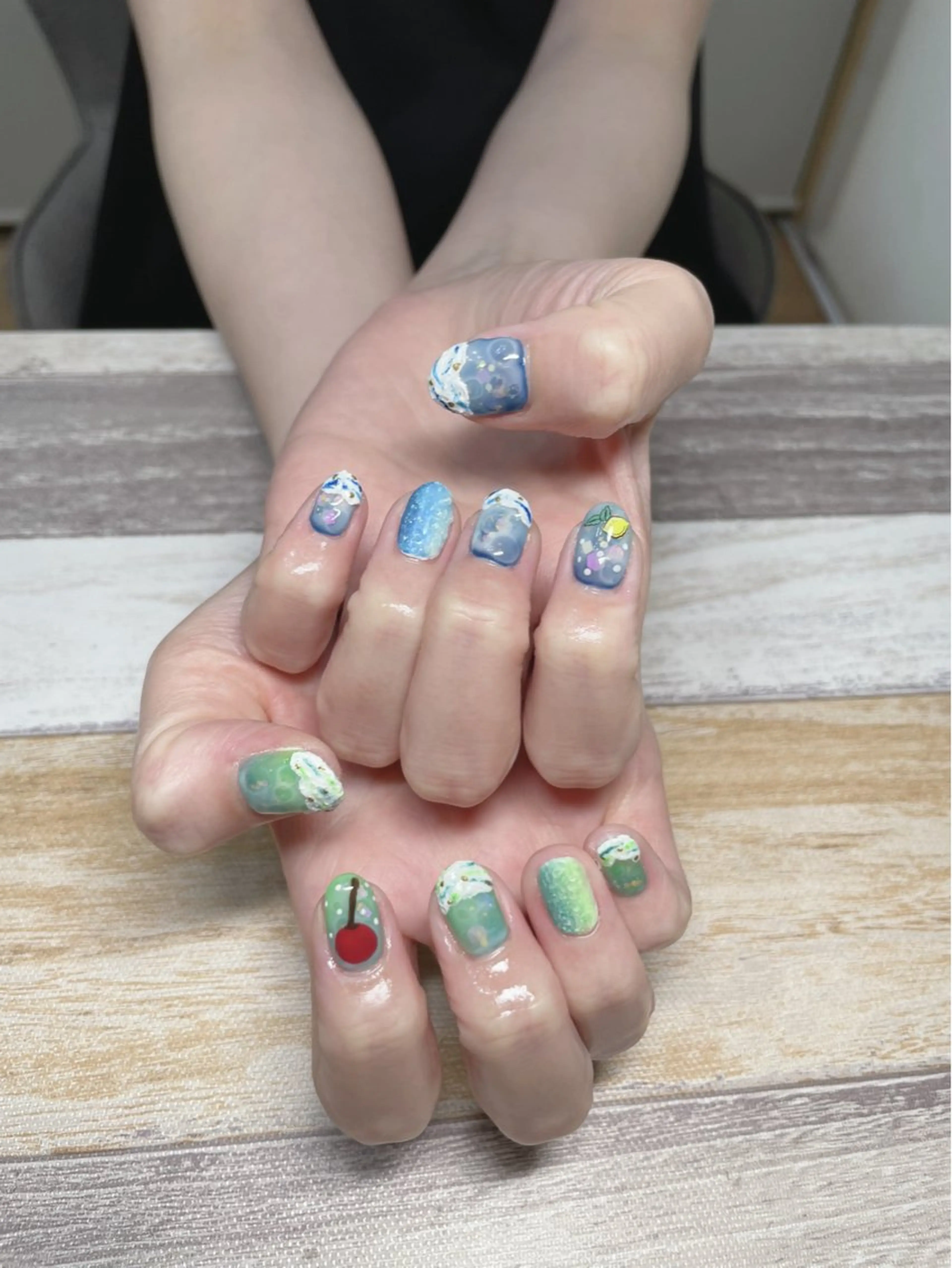 ネイル アートネイル フットネイル oki nailのネイルデザイン