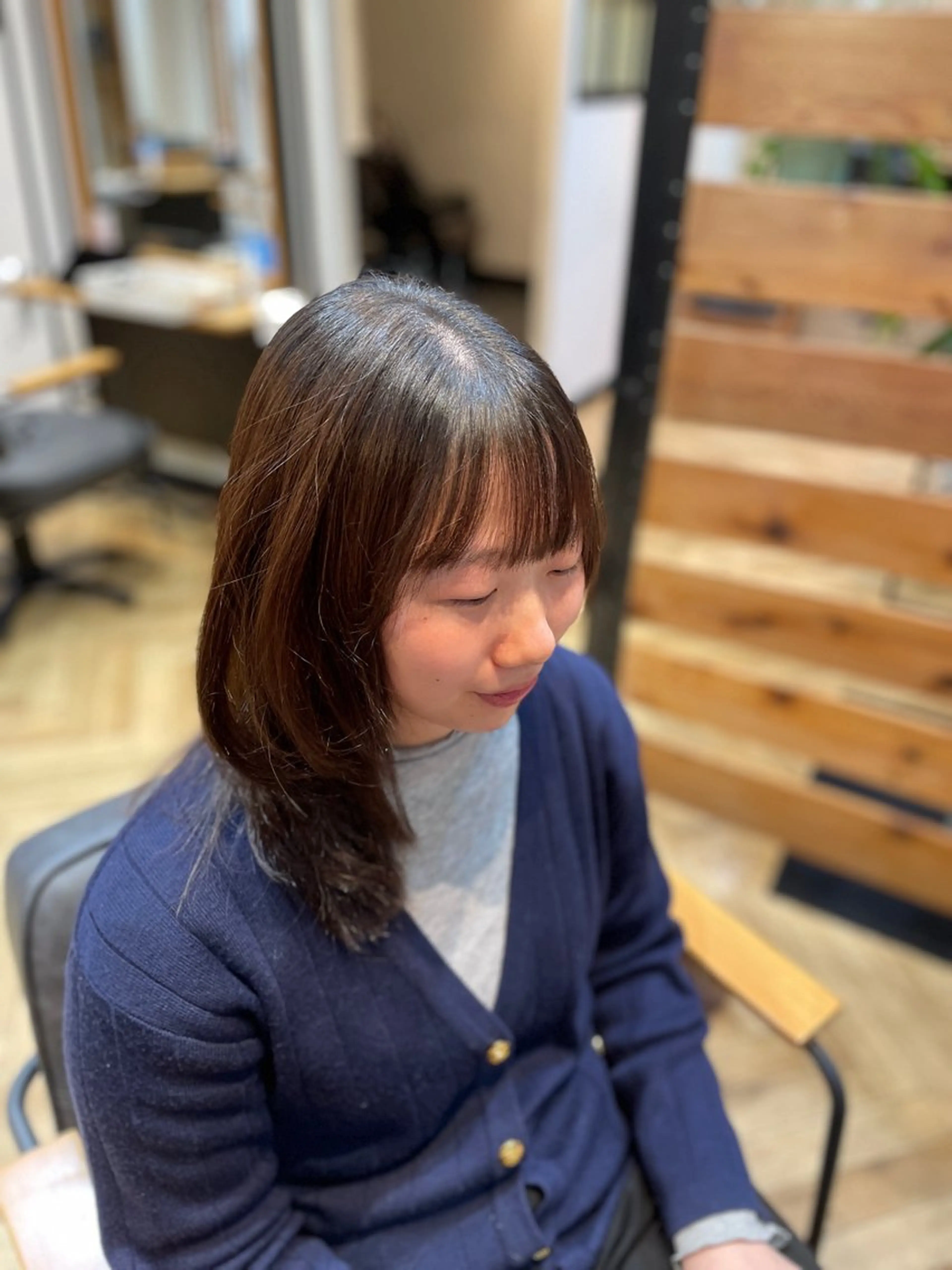 ロング ハッシュカット カット 望恵🌸 韓国🇰🇷スタイルのヘアスタイル