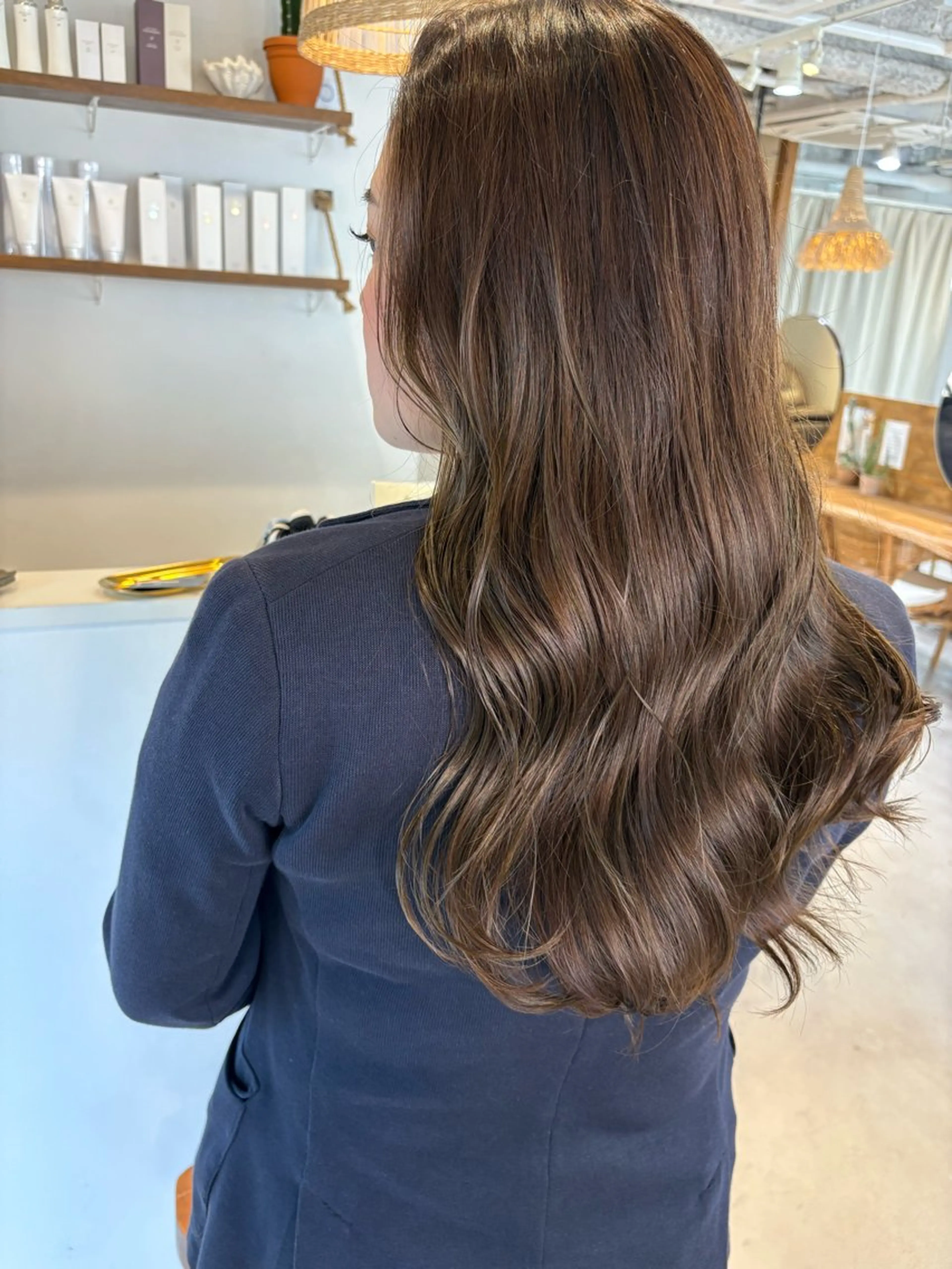 ロング カット ヘアカラー トリートメント ココルアナ 豊中美容室のヘアスタイル