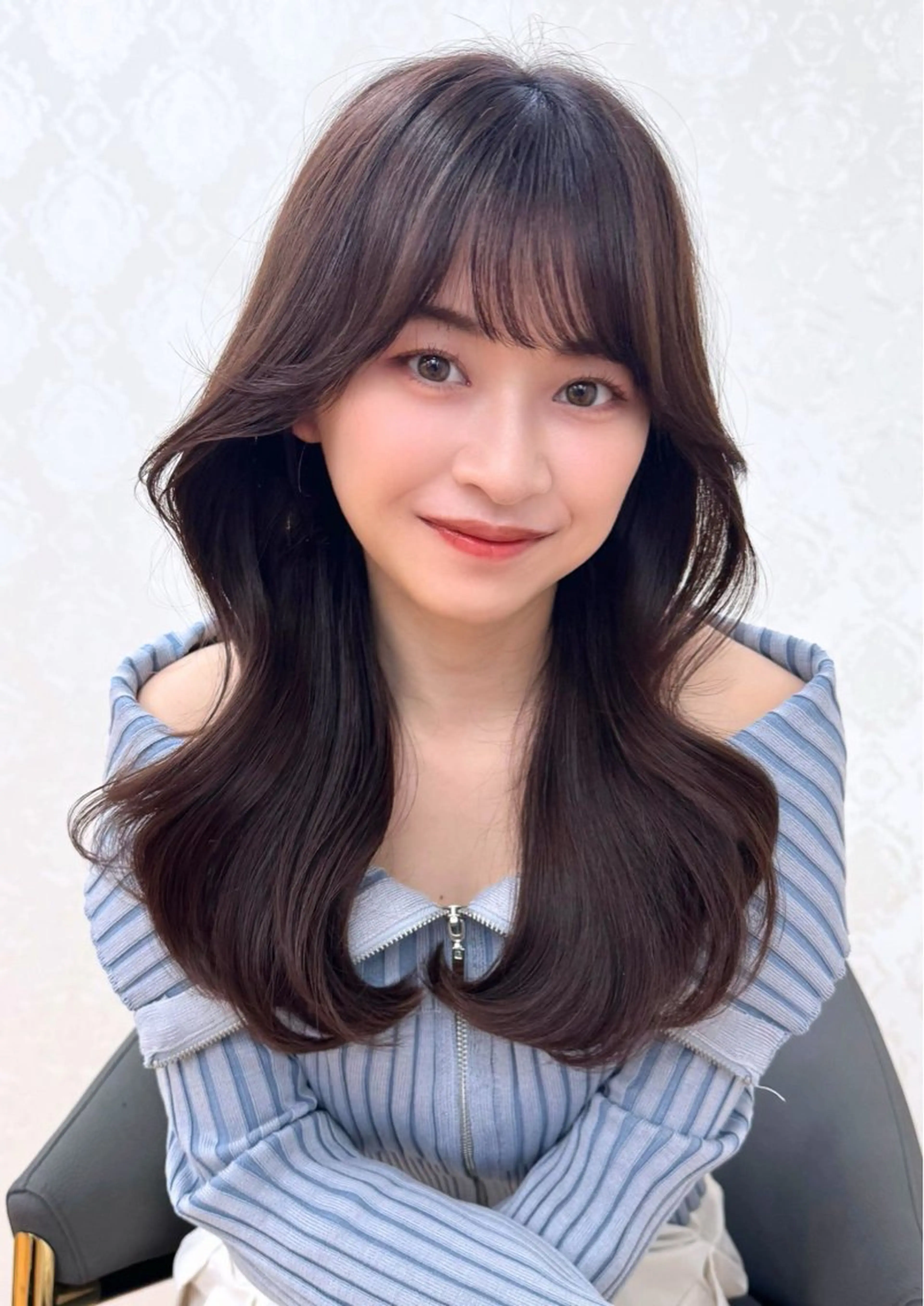 セミロング カラー ヘアカラー トリートメント モテカラー/髪質改善 まつパ/ゆなのヘアスタイル