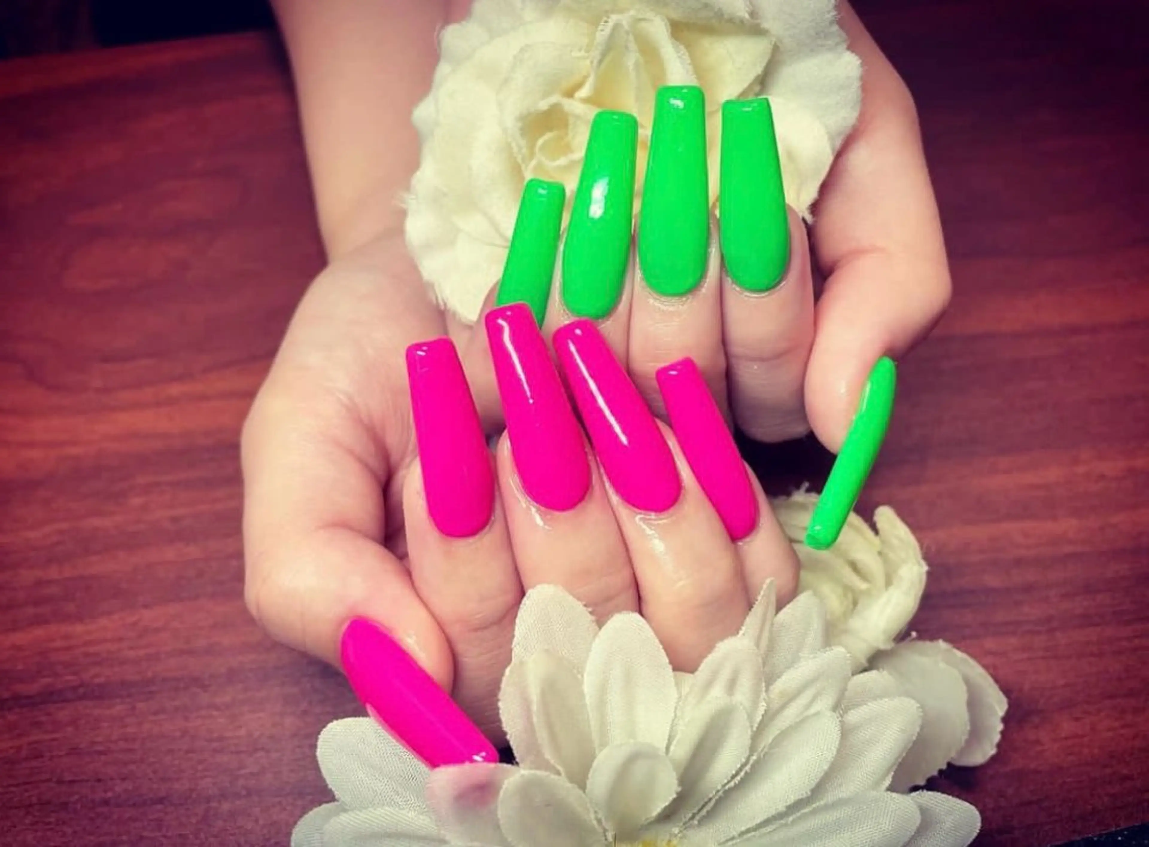 ネイル ロングネイル スカルプネイル NAIL salon ACEのネイルデザイン