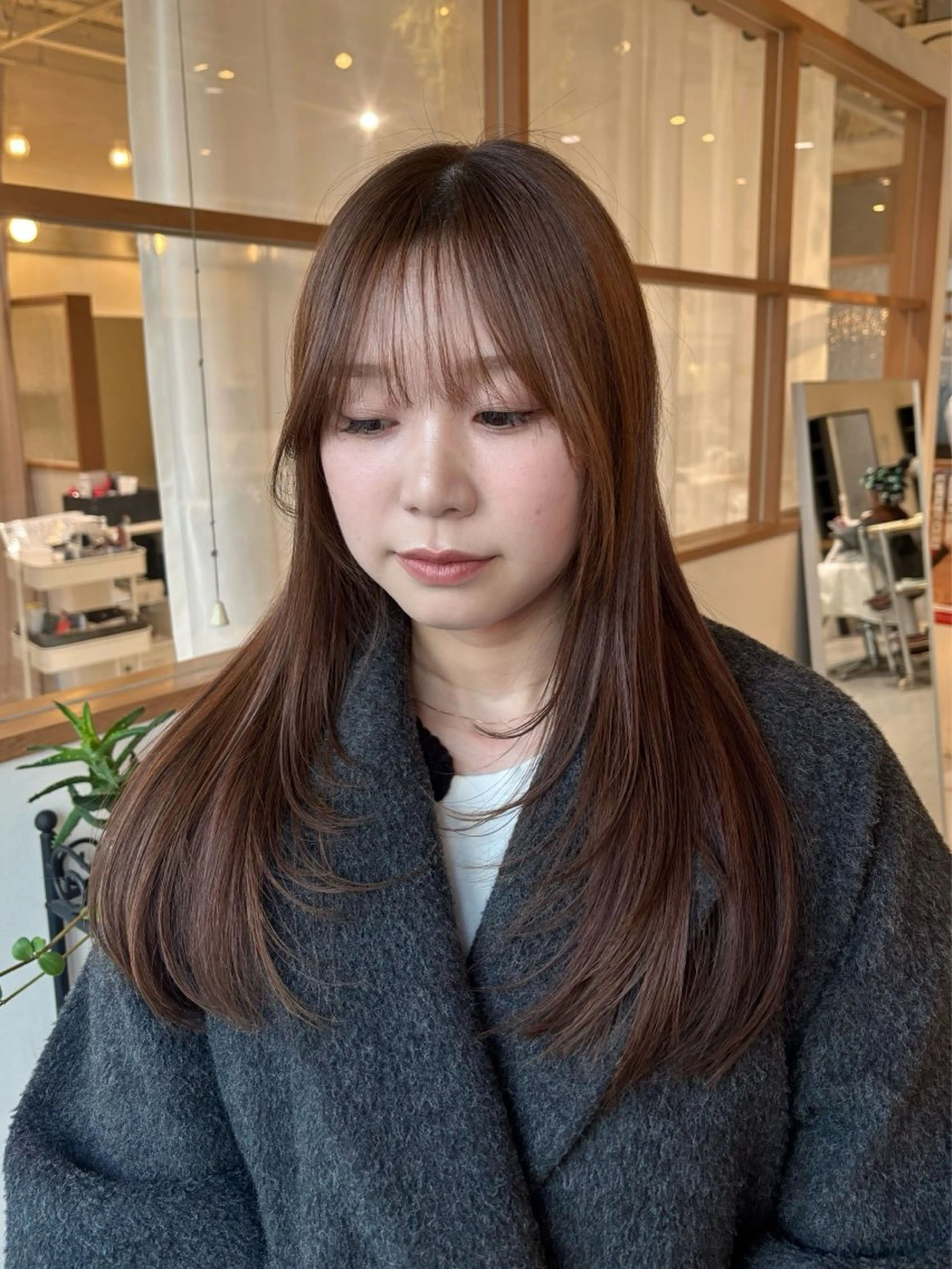 ロング レイヤーカット カット MASHU Grandvase所属・めい/透明感カラー /似合わせカットのヘアスタイル