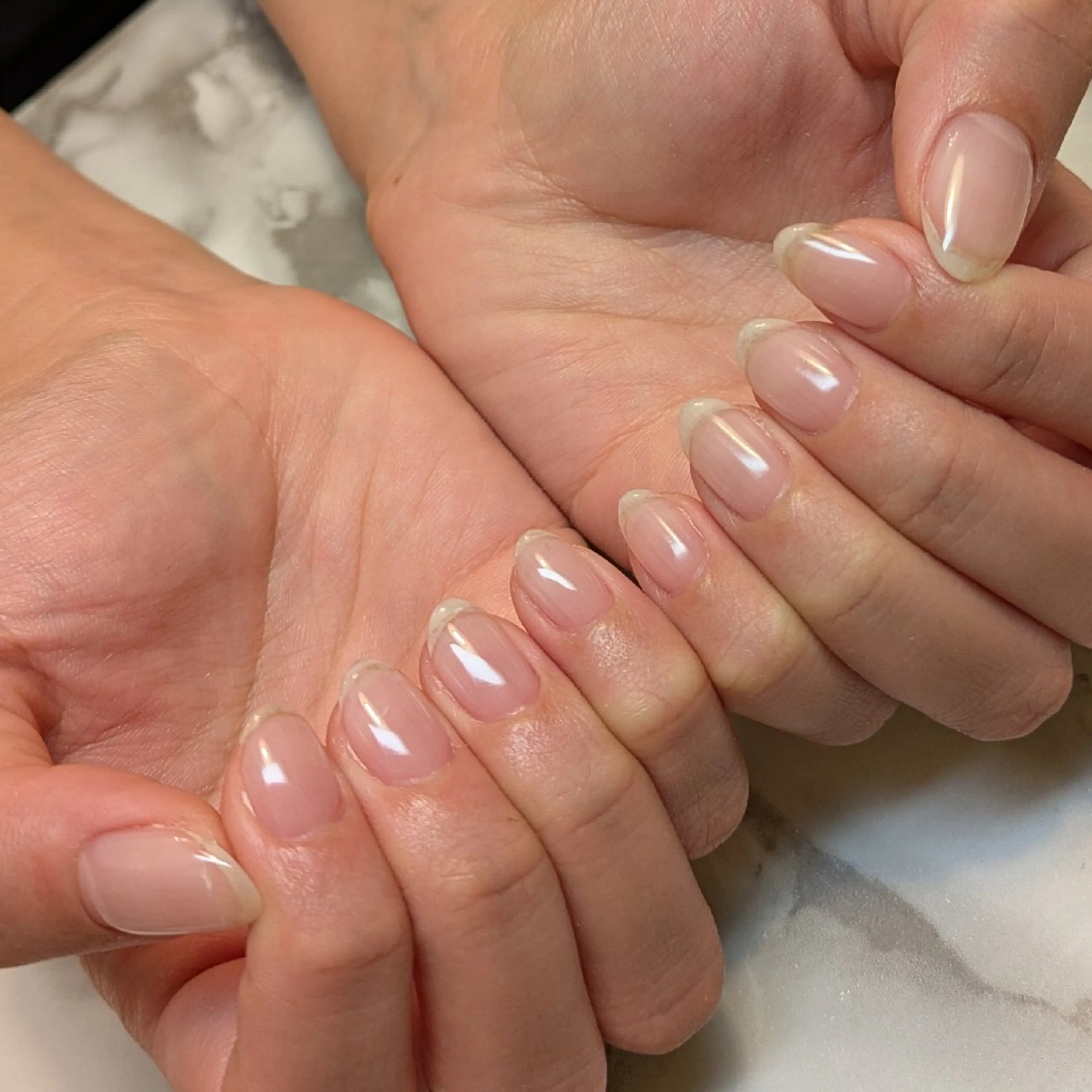 ネイル クリアネイル ジェヌインネイル 河内のネイルデザイン