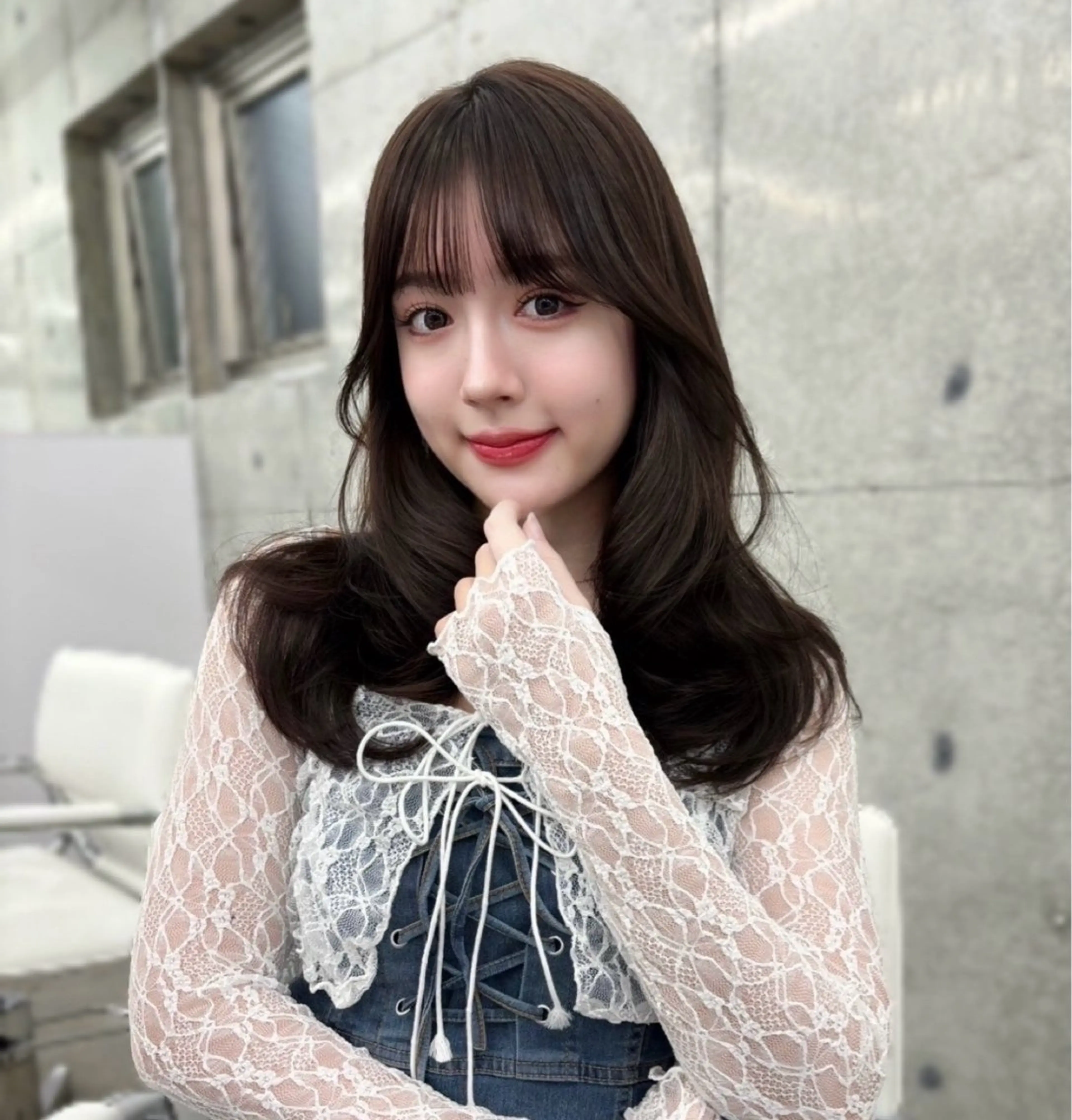 ロング カット ヘアカラー トリートメント Cloe所属・𝑨𝑴𝑰 🎀 ガーリーヘア🤍のヘアスタイル