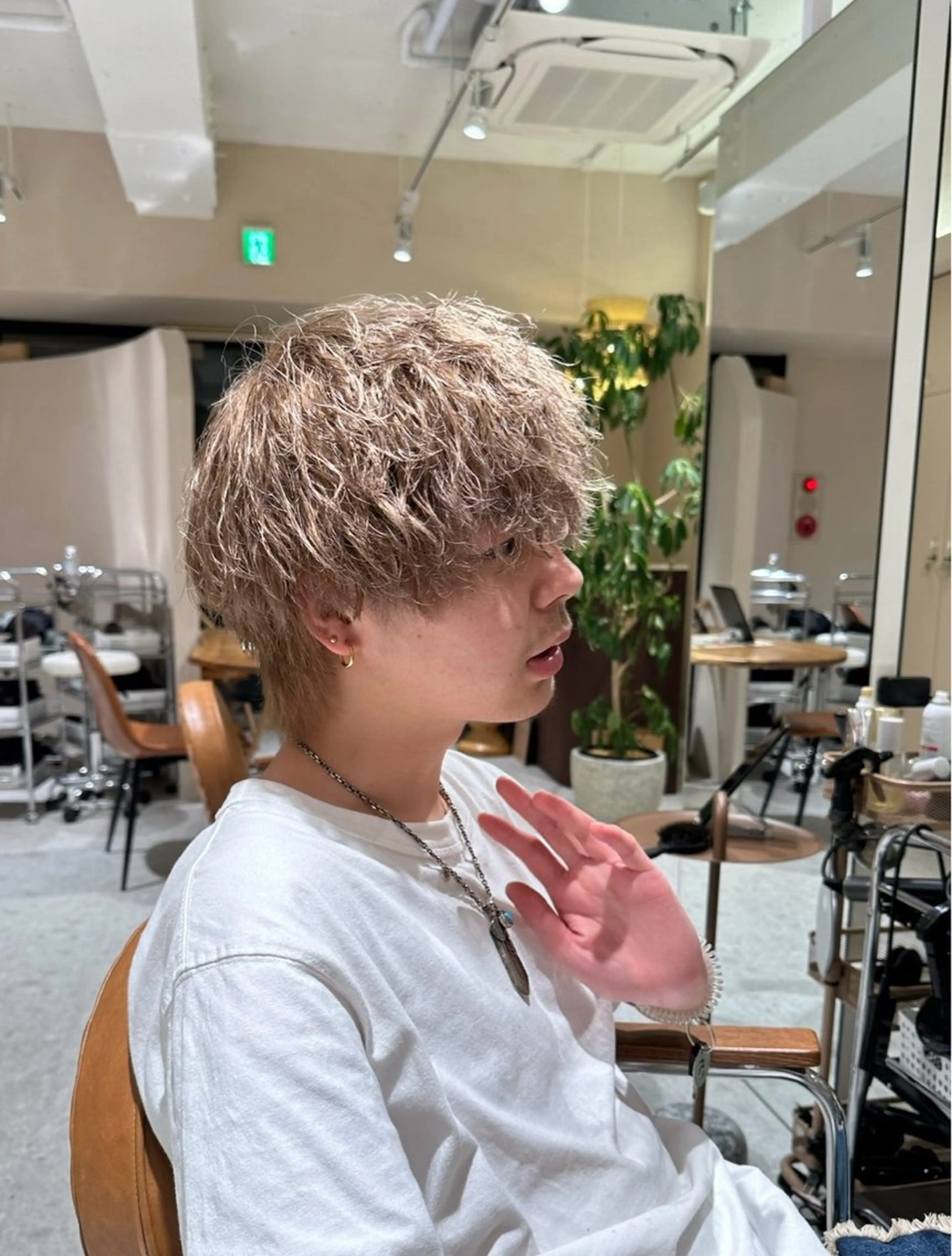 ショート カラー メンズ aid所属・山口 琢也のヘアスタイル