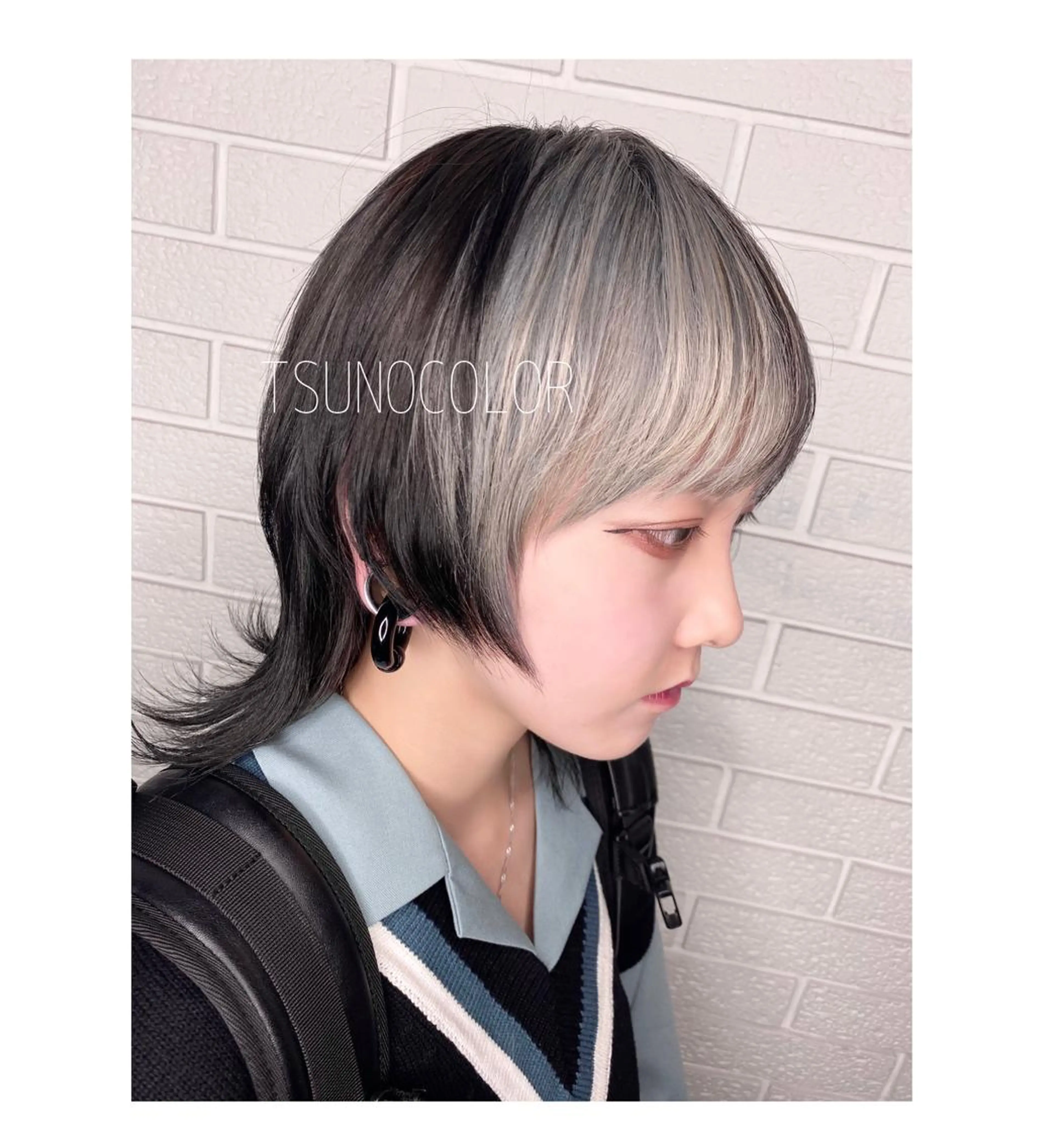 ショート カラー カット ヘアカラー GARU-ガル-所属・TSUNO🦖 派手髪/オタク美容師のヘアスタイル