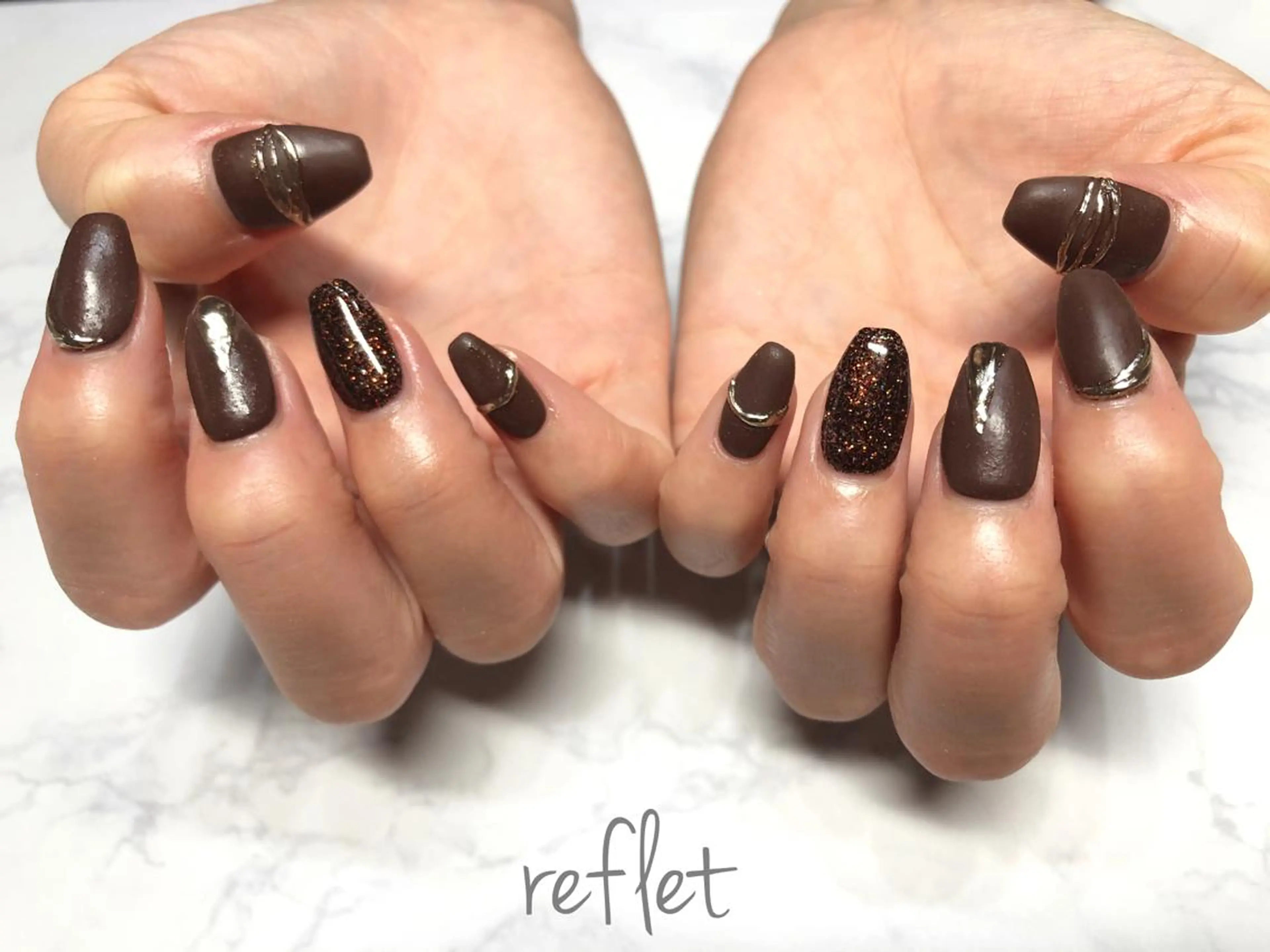 ネイル ハンドネイル reflet nailのネイルデザイン