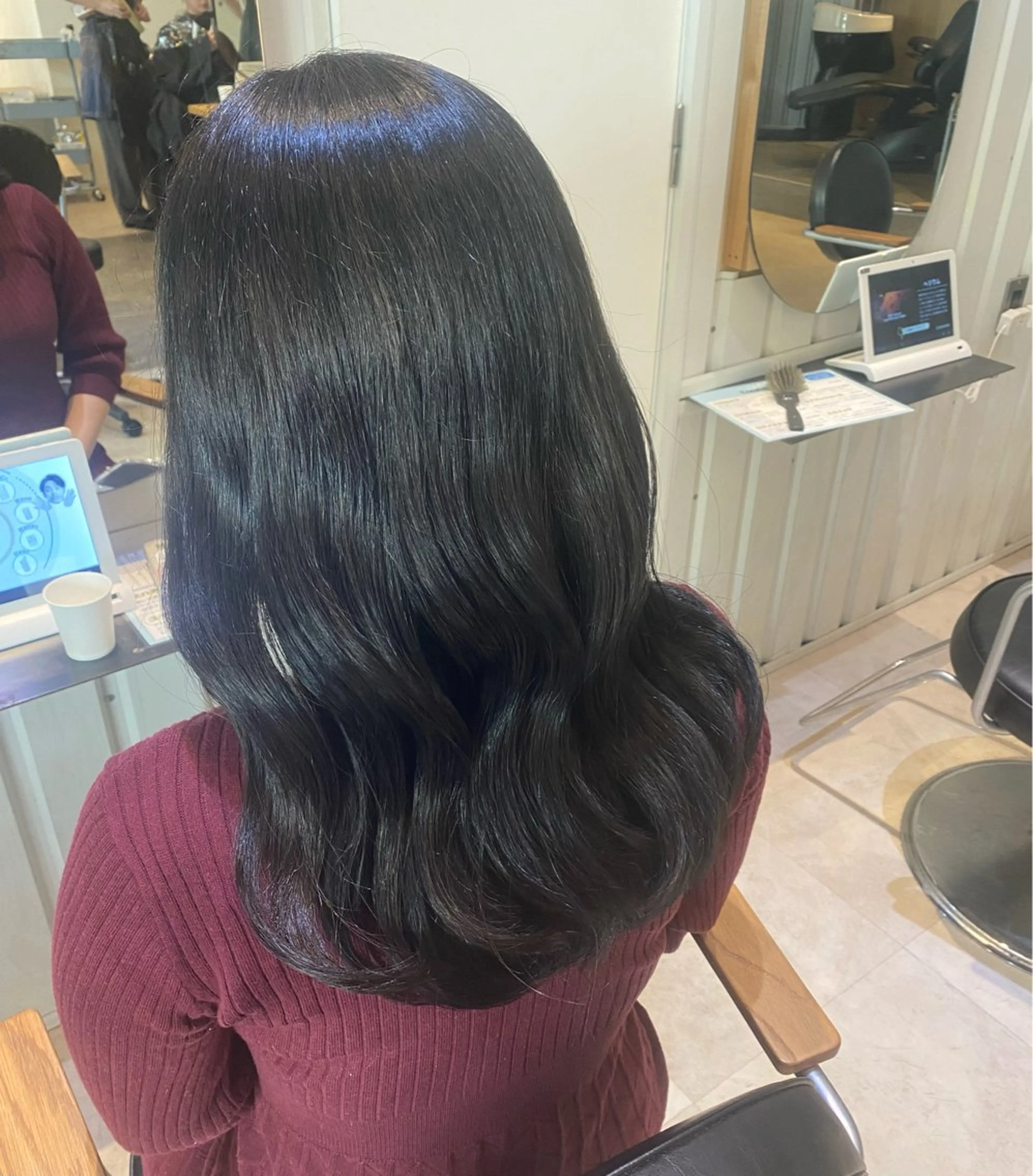 ロング カラー ヘアアレンジ 髪質改善＆トリートメント over hair所沢店所属・韓国風/レイヤー/ 𝑵𝒂𝒏𝒂🩶のヘアスタイル