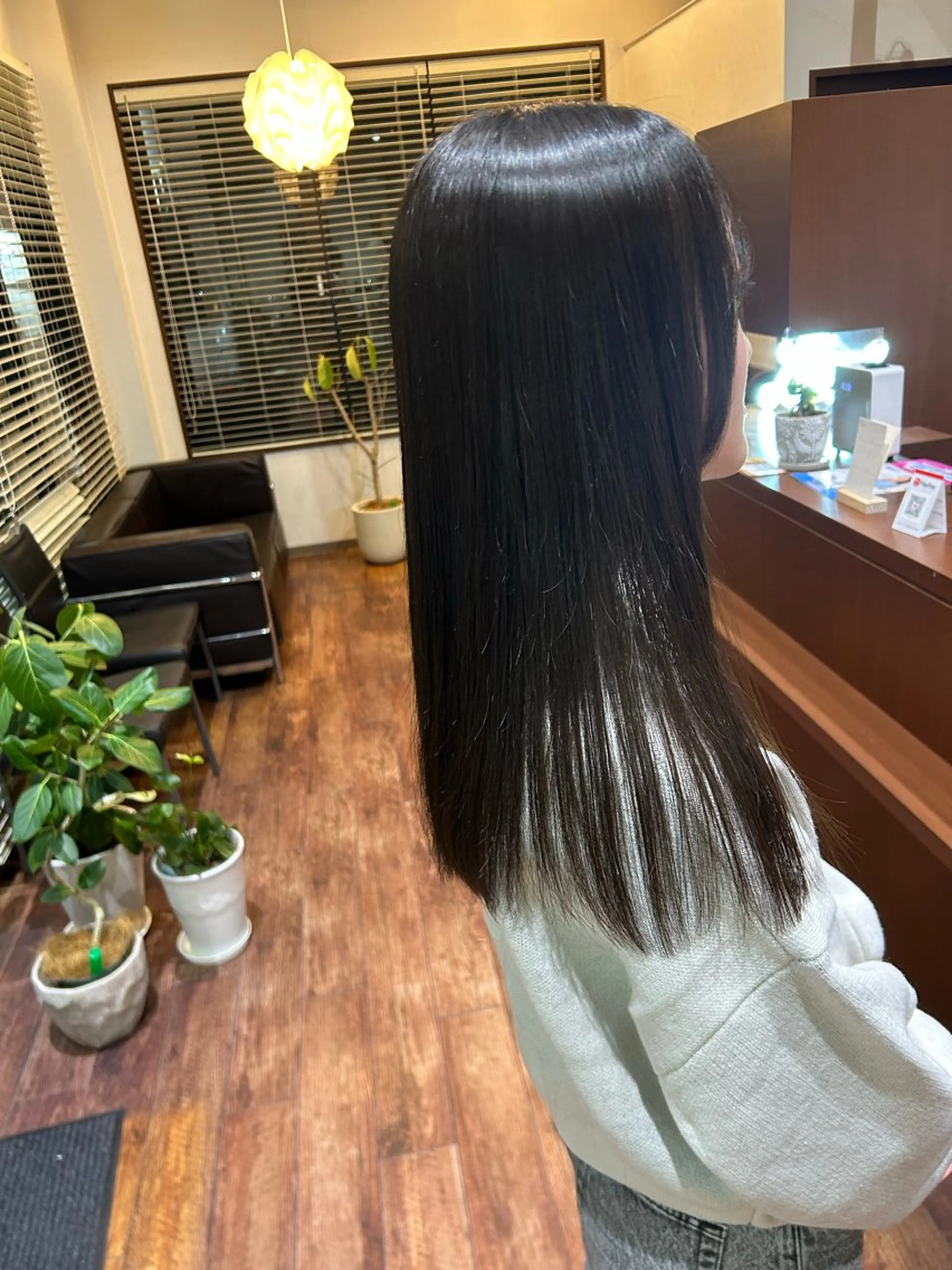 ロング カット 縮毛矯正 トリートメント Lani hair salon所属・野洲/髪質改善/ 田中瑠生のヘアスタイル