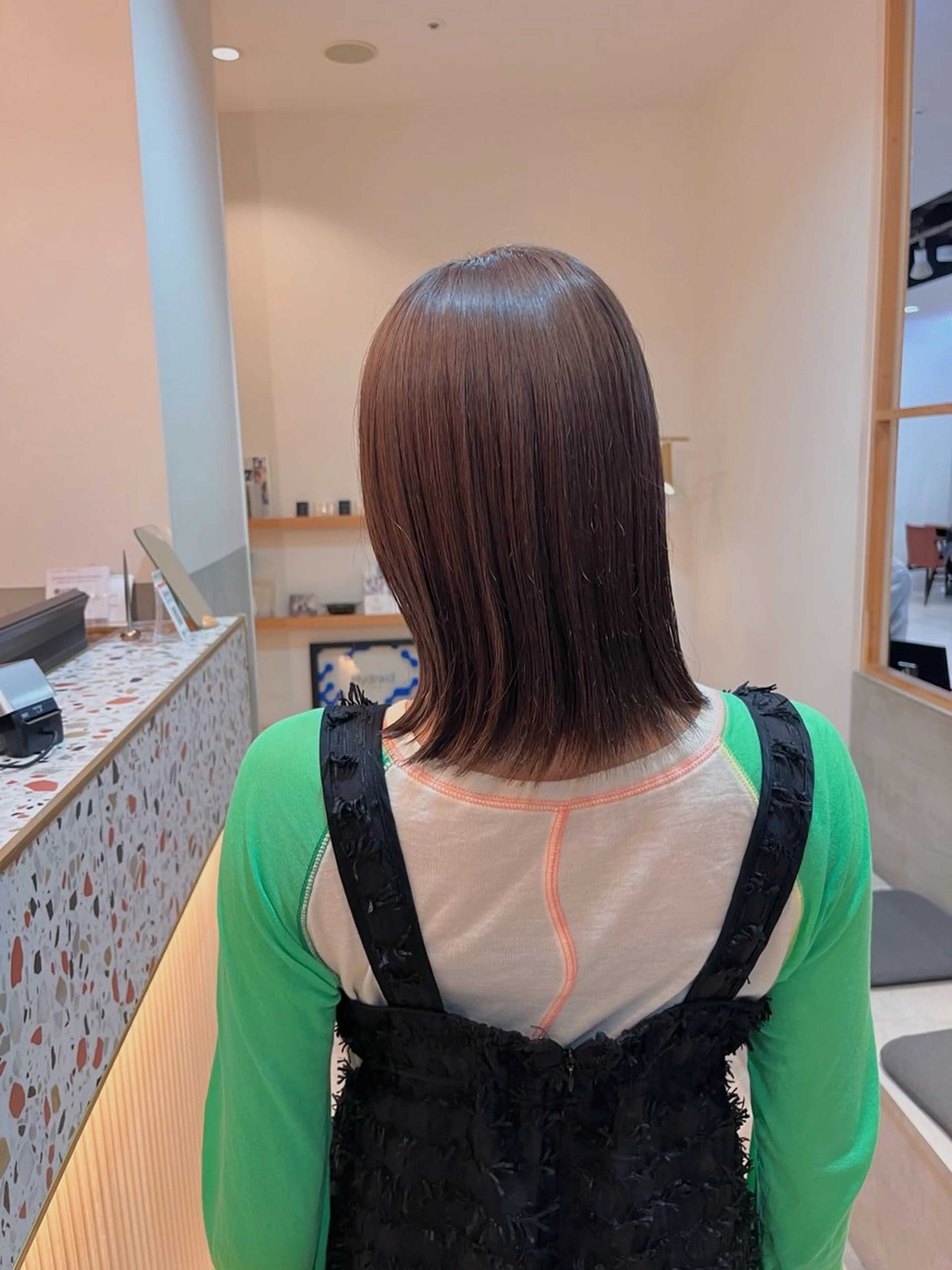 ミディアム カラー カット ヘアカラー このか/似合わせ/ 透明感/ダブルカラーのヘアスタイル