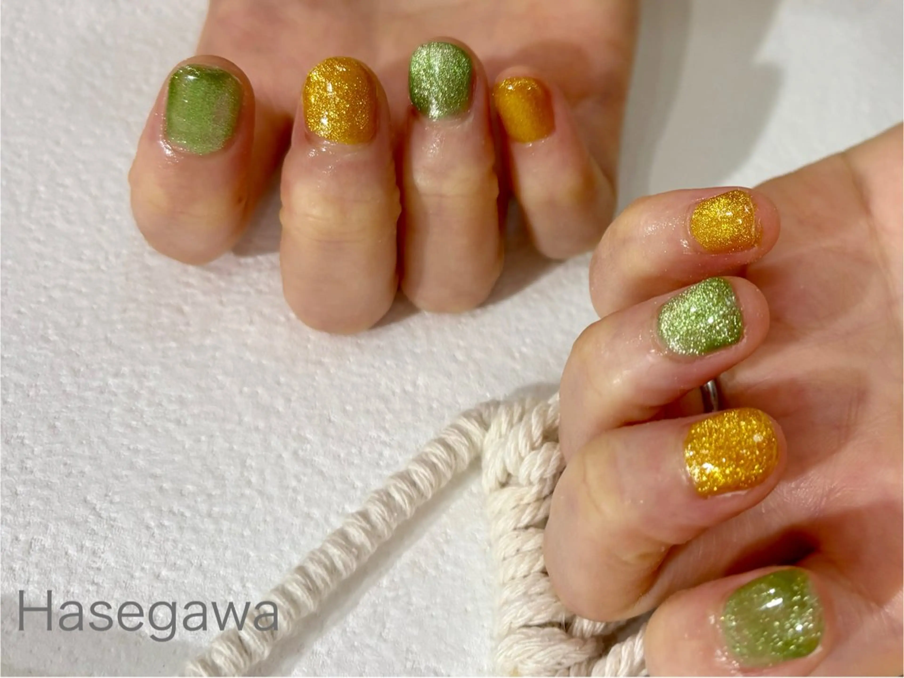 ネイル マグネットネイル ハンドネイル DROP所属・DROP 長谷川のネイルデザイン