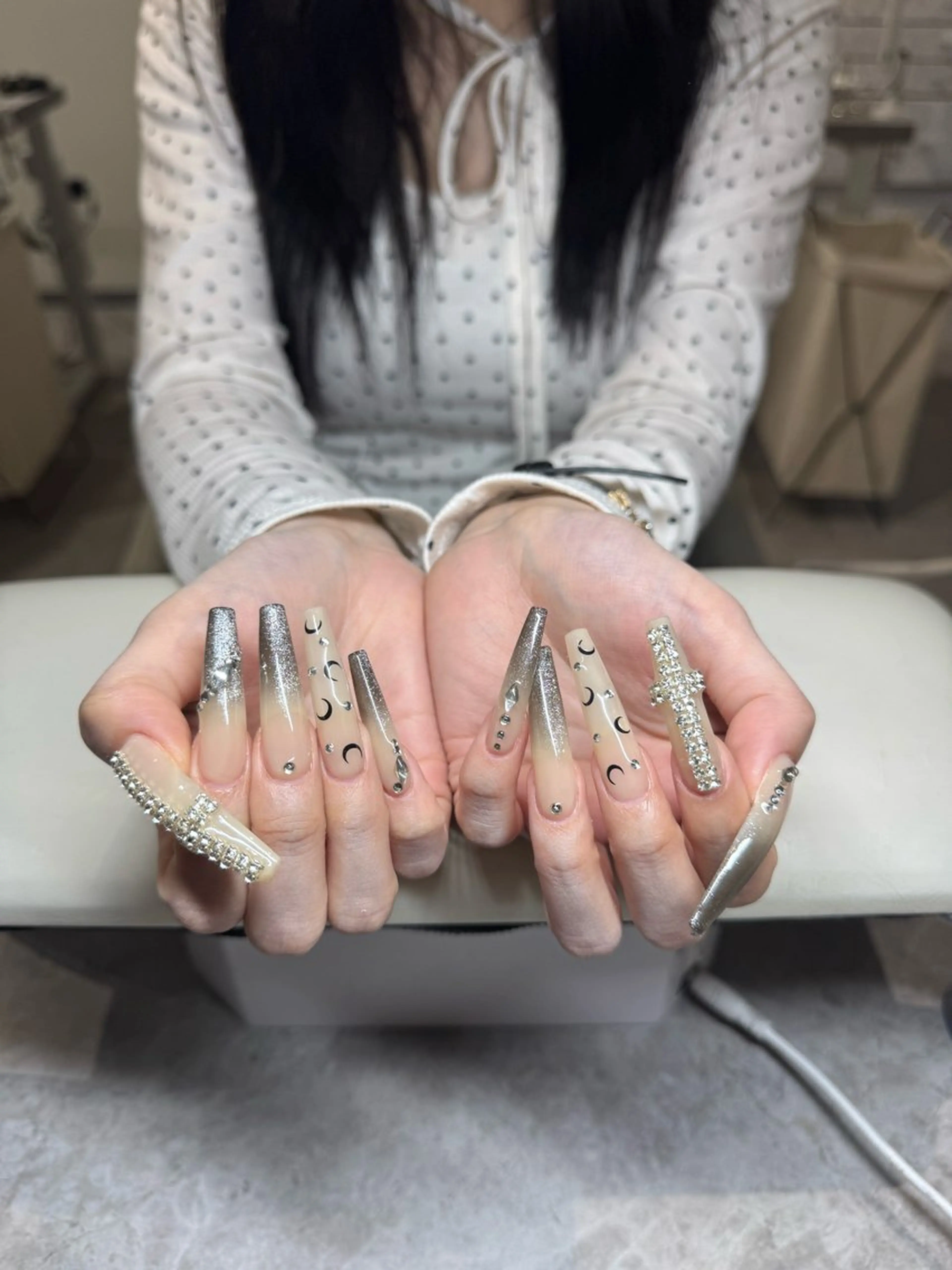 ネイル ロングネイル ハンドネイル IROHA NAIL 北村菜帆のネイルデザイン