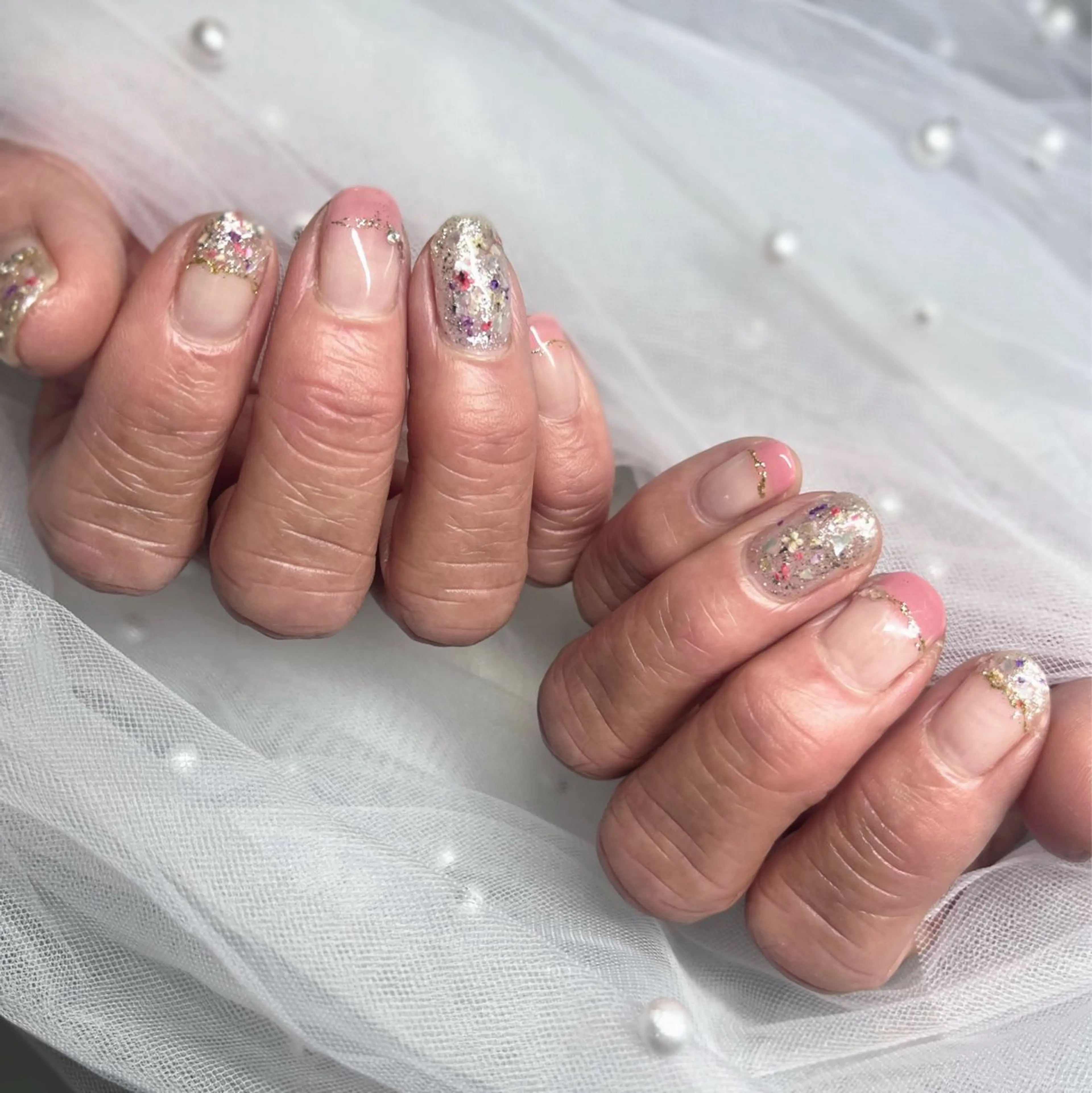 ネイル ピュアアクア所属・斧田 莉穂のネイルデザイン