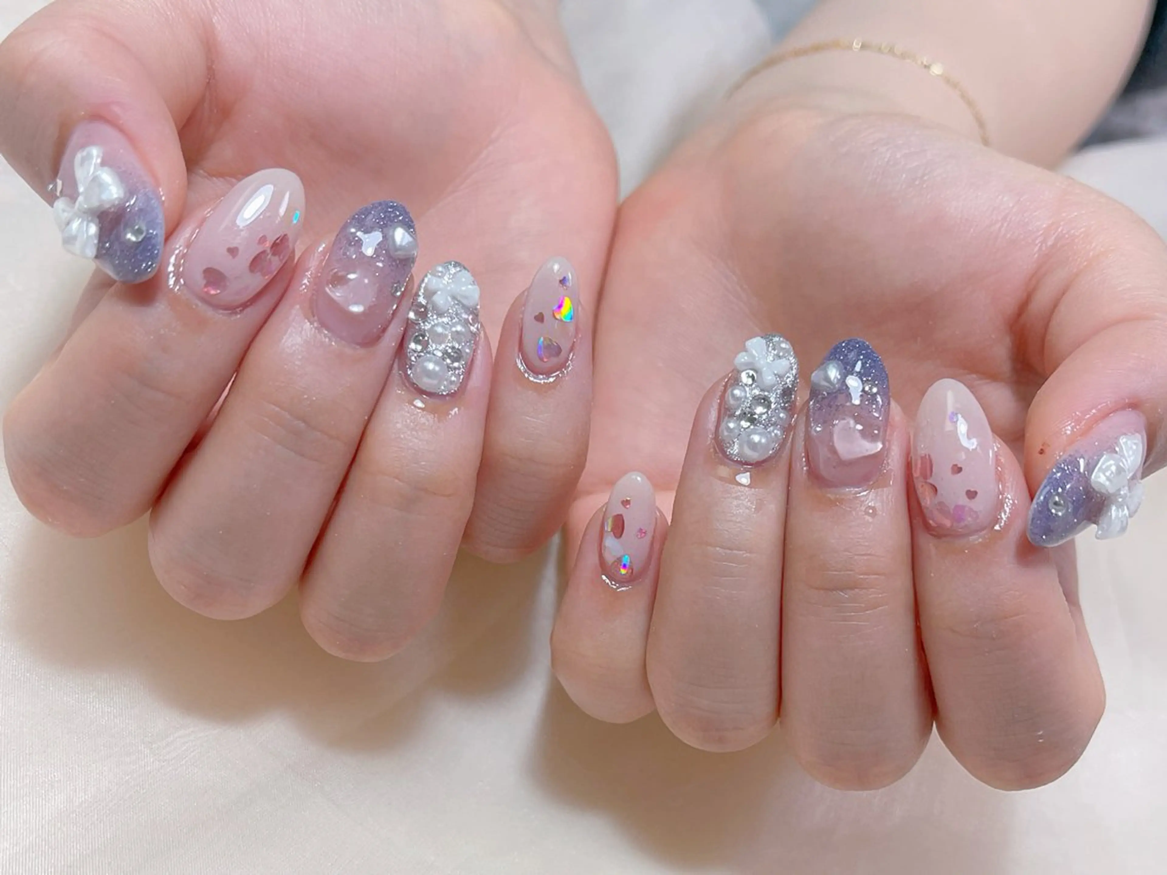 ネイル 🎀ネイルサロン エクラYUI🎀のネイルデザイン