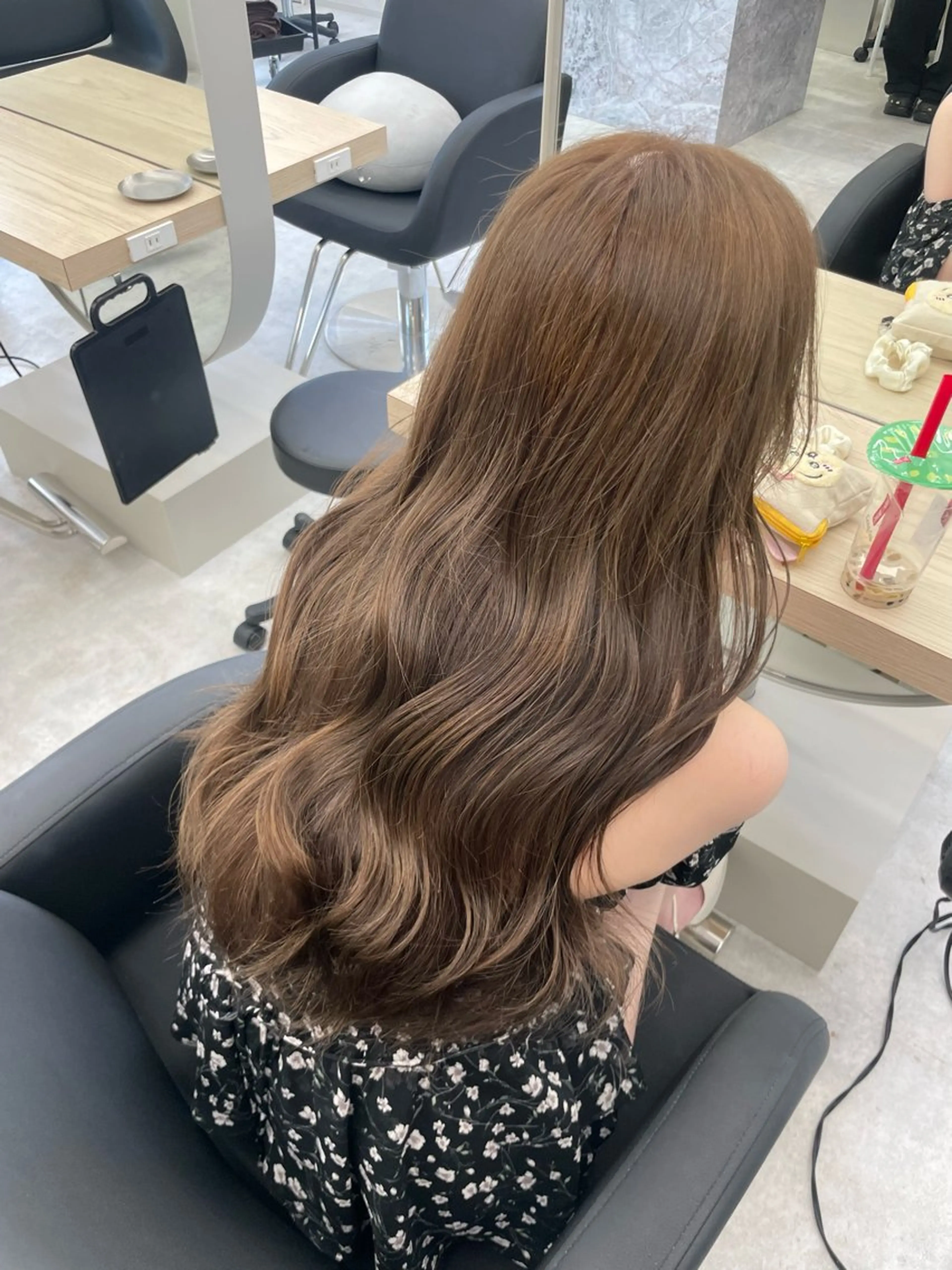 ロング カット ヘアカラー トリートメント 抜け感style💎 𝑹𝑼𝑵𝑨のヘアスタイル