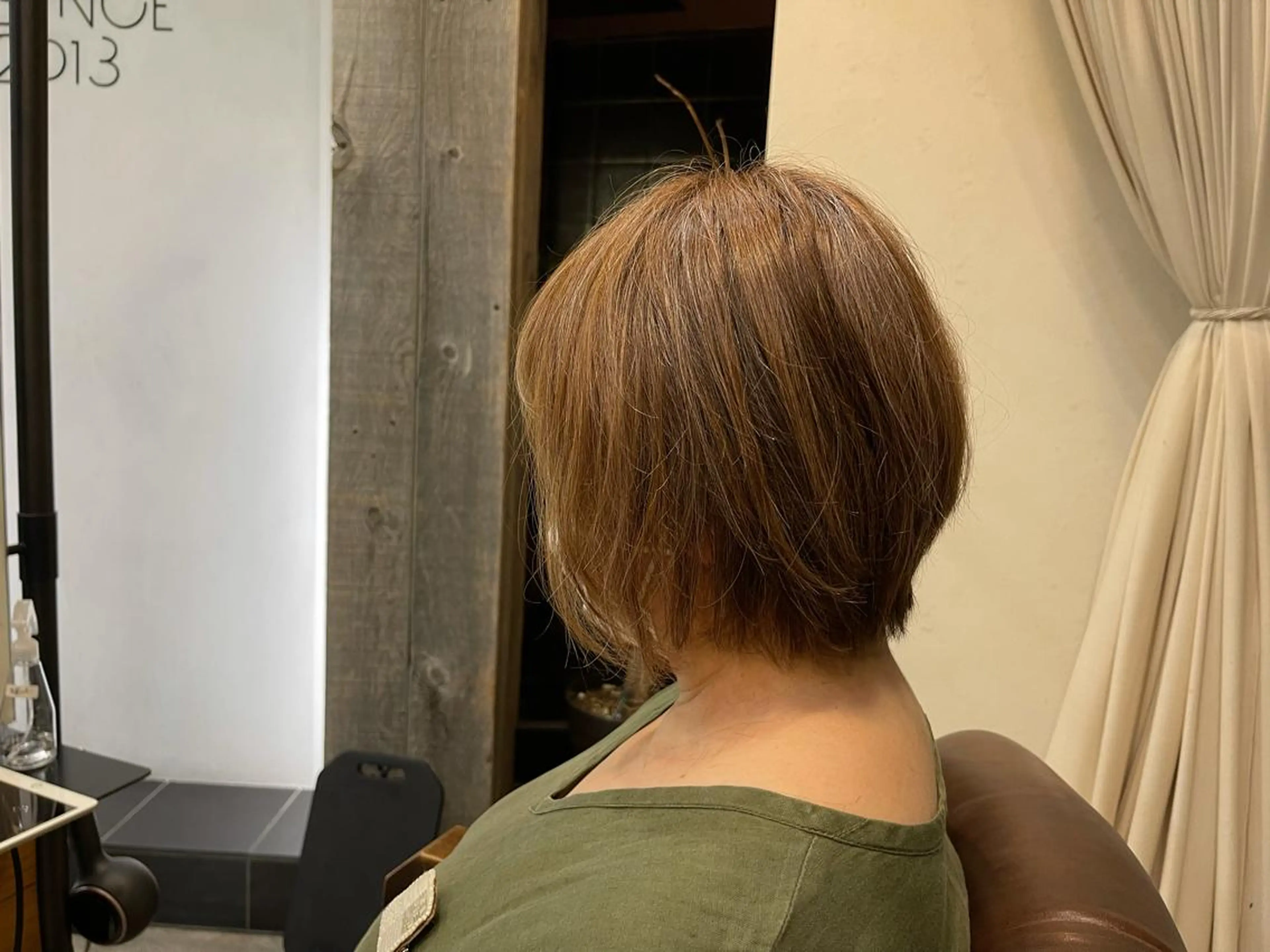 ショート カラー charme溝の口所属・くせ毛カット終着点 カワサキトオル溝の口のヘアスタイル