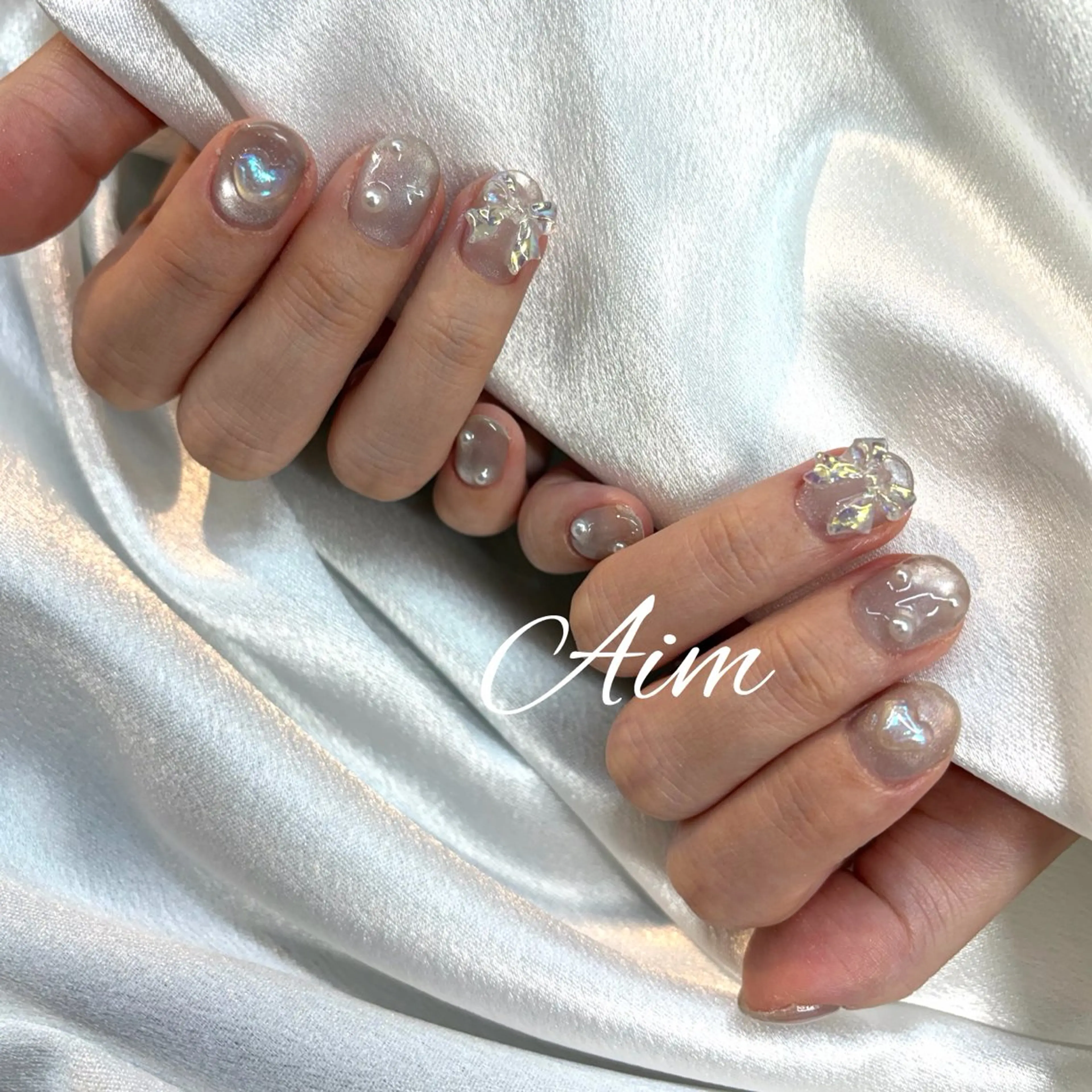 ネイル ハンドネイル ネイルサロンAim河原町[ヘアセット　ヘアエクステ　着付　専門店]所属・Aim🌿 kanaのネイルデザイン