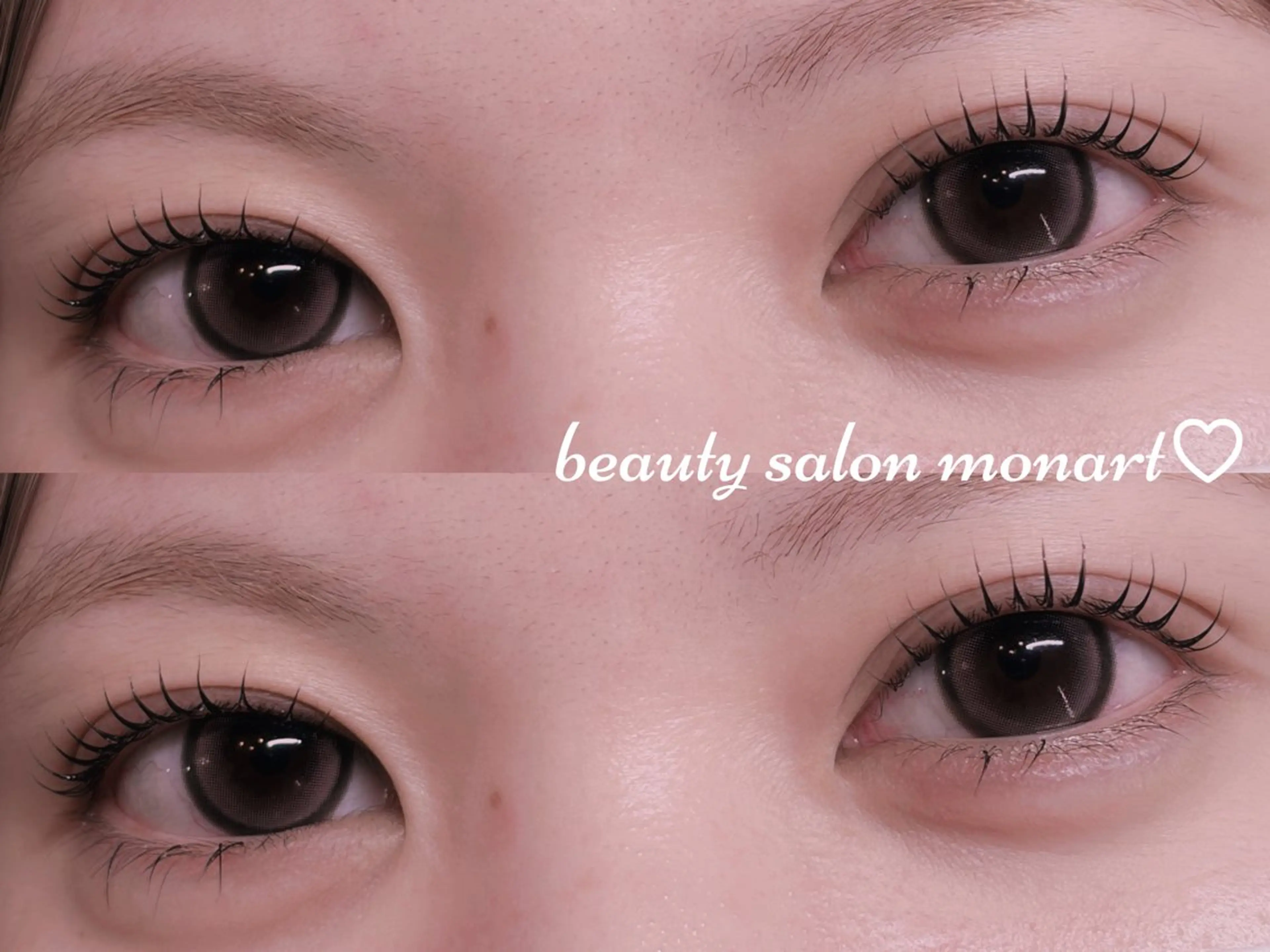 マツエク・マツパ マツパ monart kurehaのマツエク・マツパデザイン