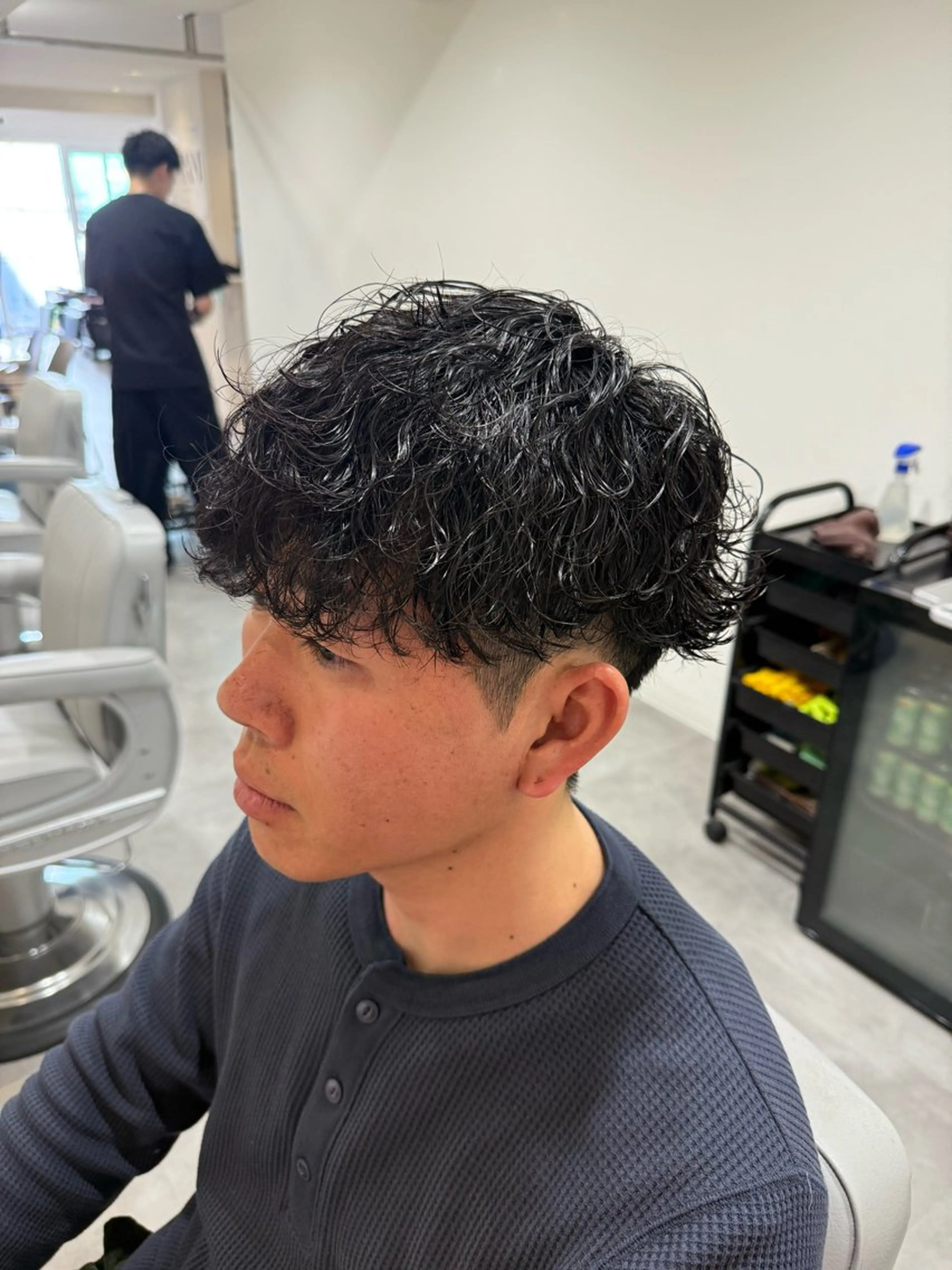 パーマ メンズ カット パーマ NAM松戸 高田さくらのヘアスタイル