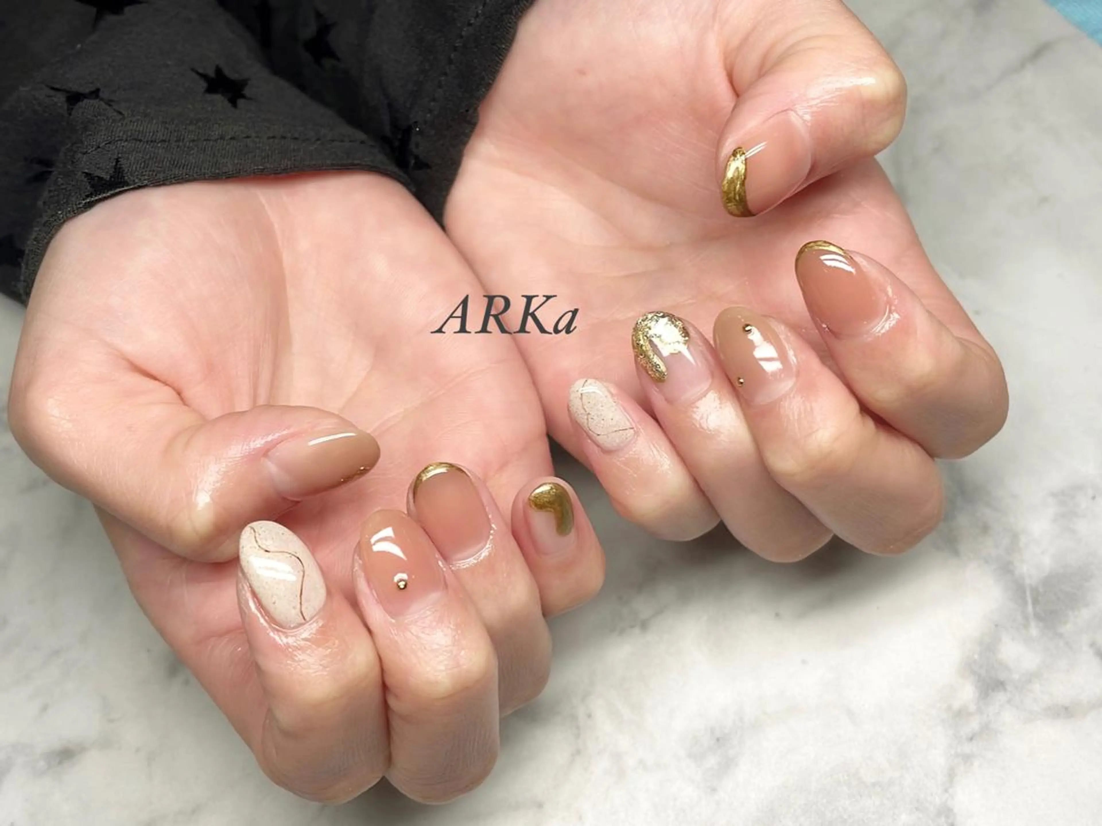 ネイル ハンドネイル ARKα Nishiのネイルデザイン