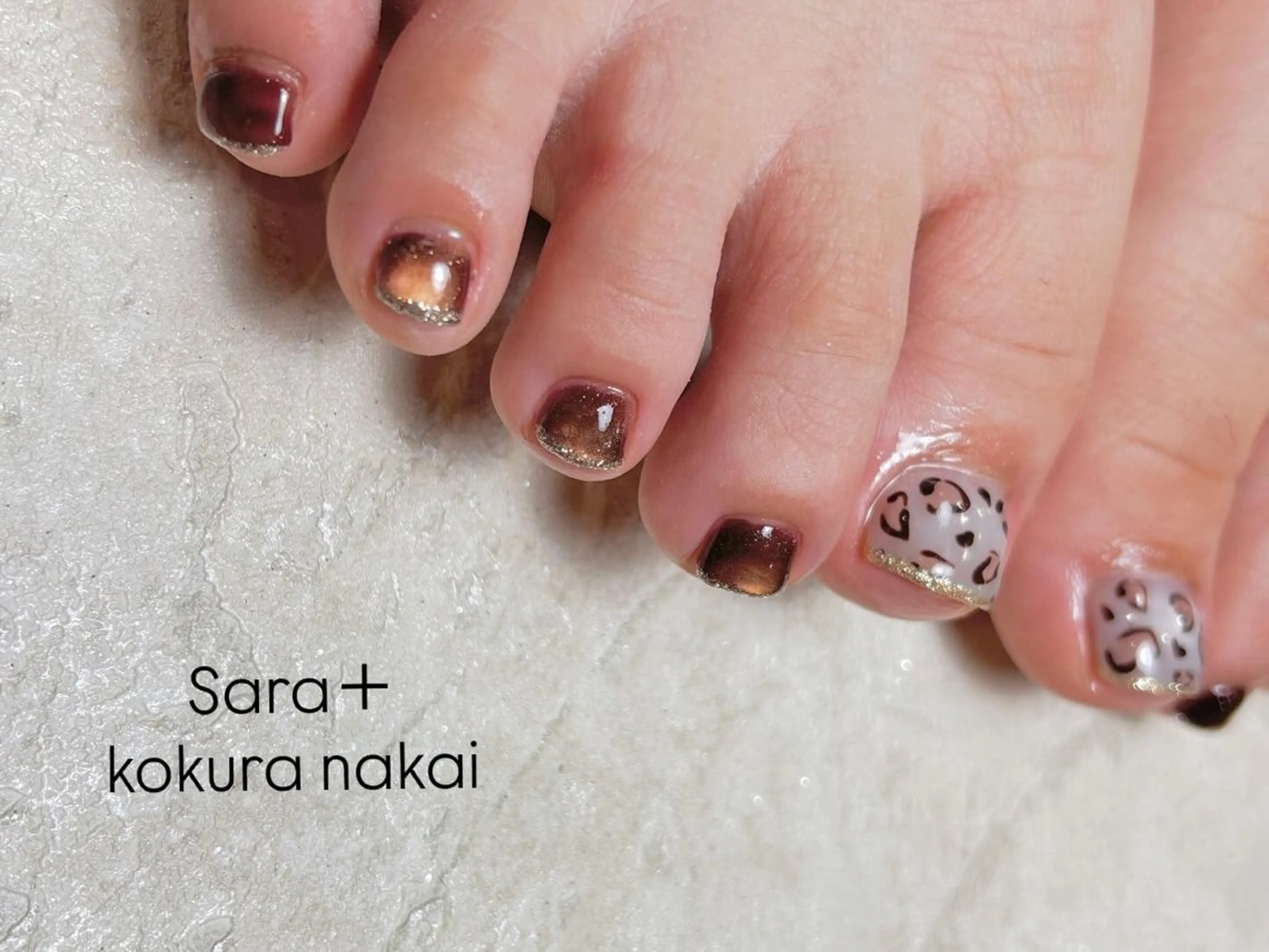 ネイル フットネイル Sara+所属・sara +のネイルデザイン