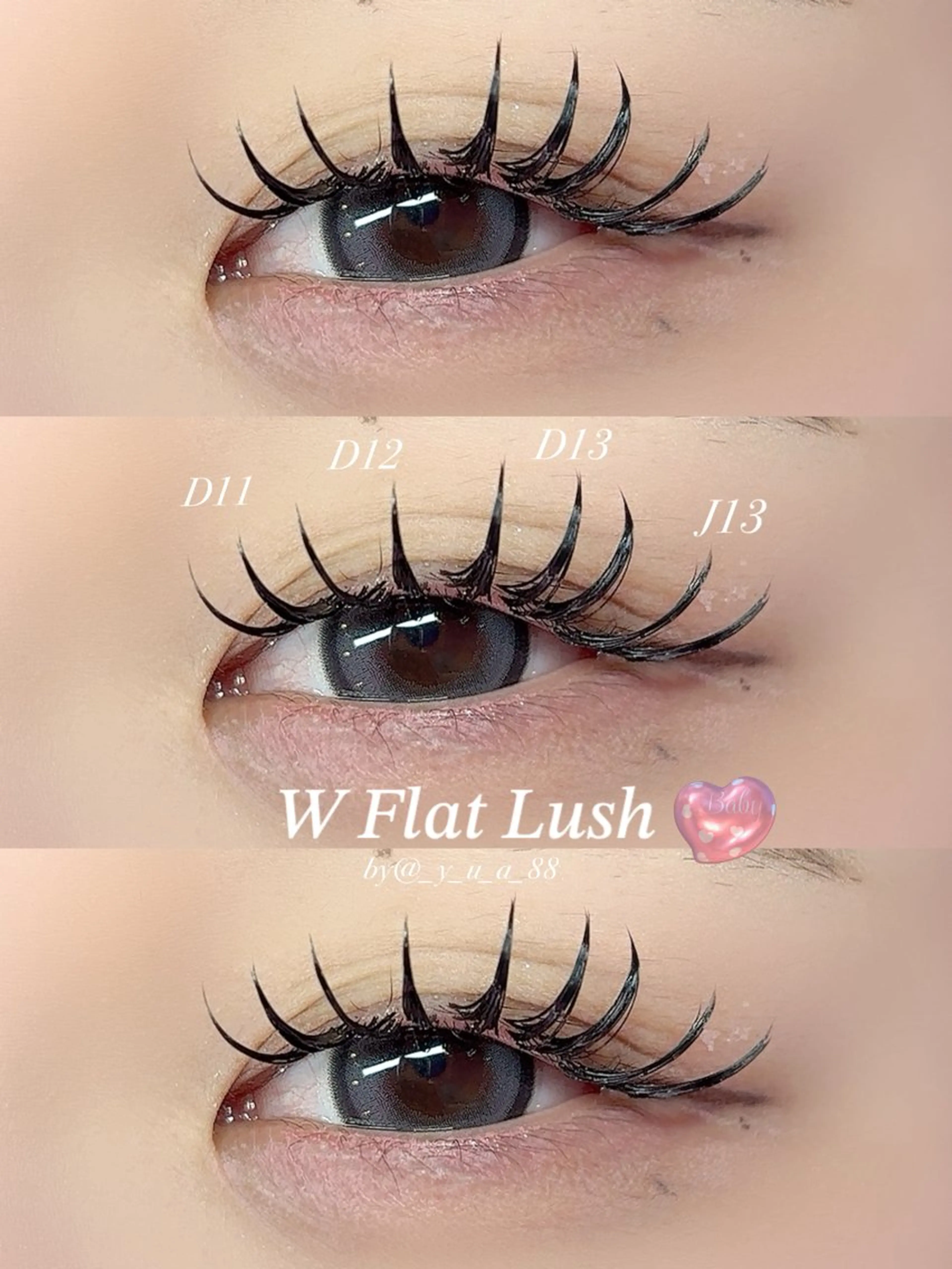 マツエク・マツパ マツエク bunny doll所属・YUA bunny_dollのマツエク・マツパデザイン