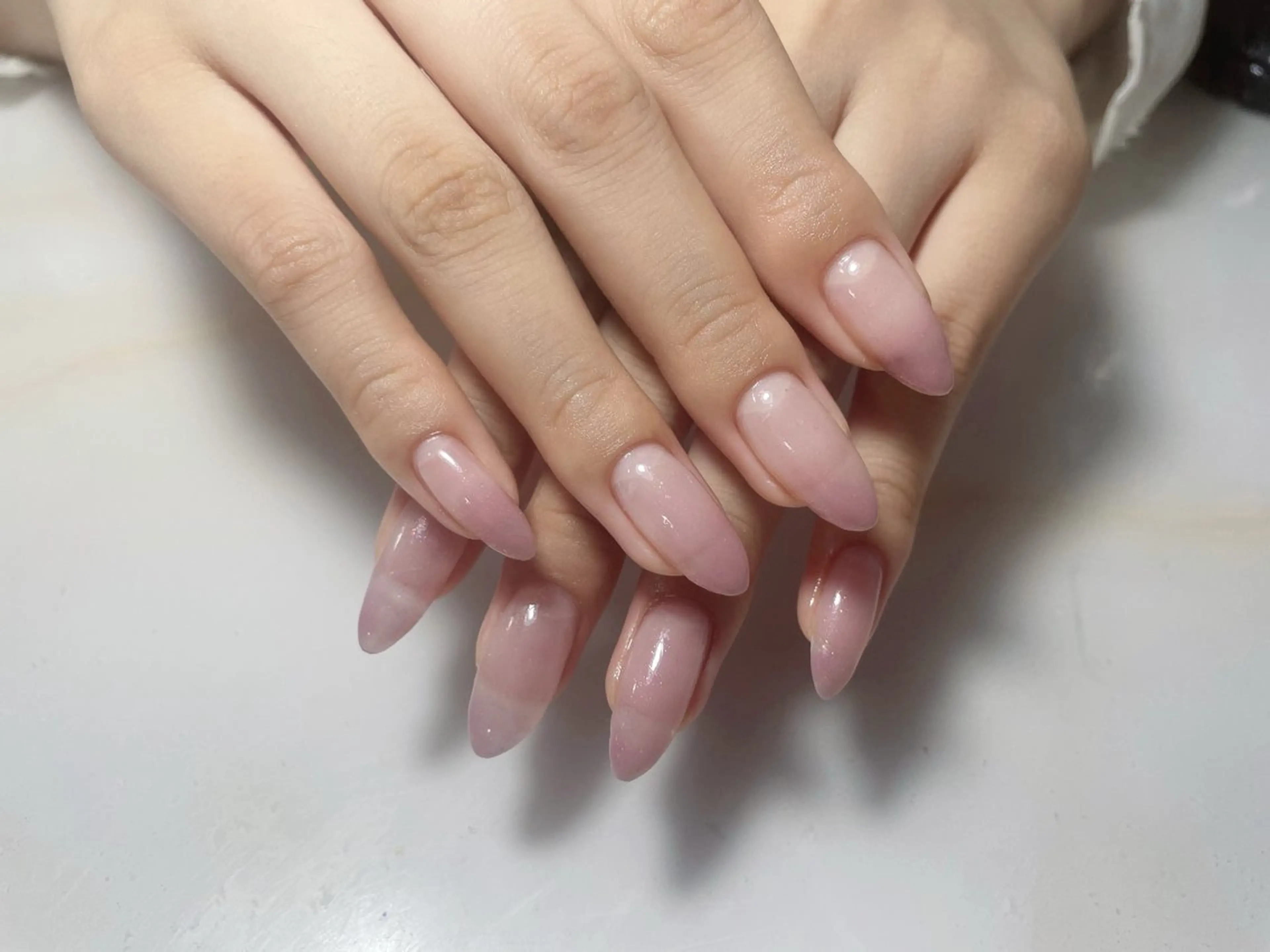 ネイル アートネイル フレンチネイル ジェルネイル グラデーション 韓国ネイル 久保田 マリコのネイルデザイン