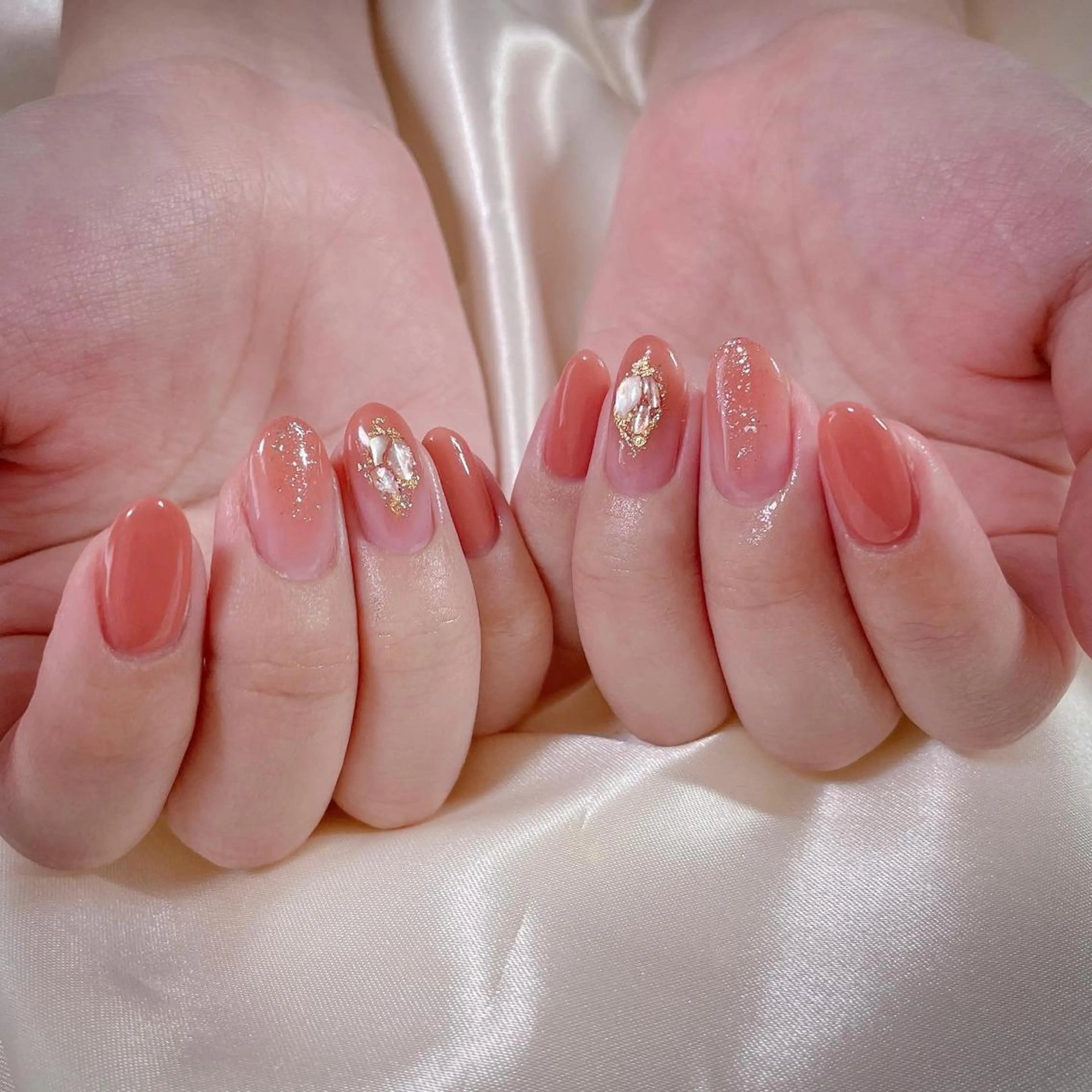 ネイル ピンク kikinail 溝の口のネイルデザイン