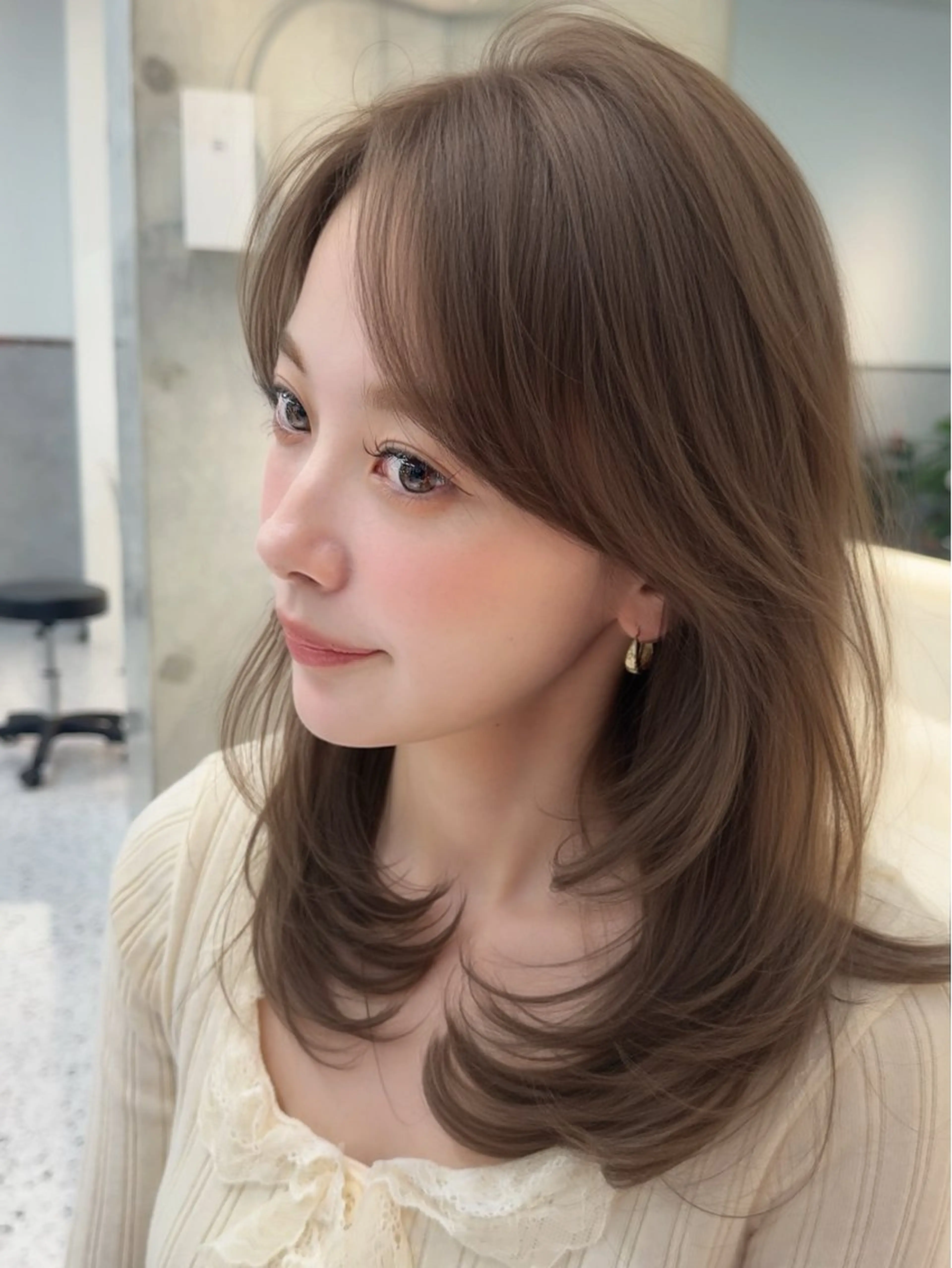 ミディアム カラー 木元 瑛✂︎ボブのヘアスタイル