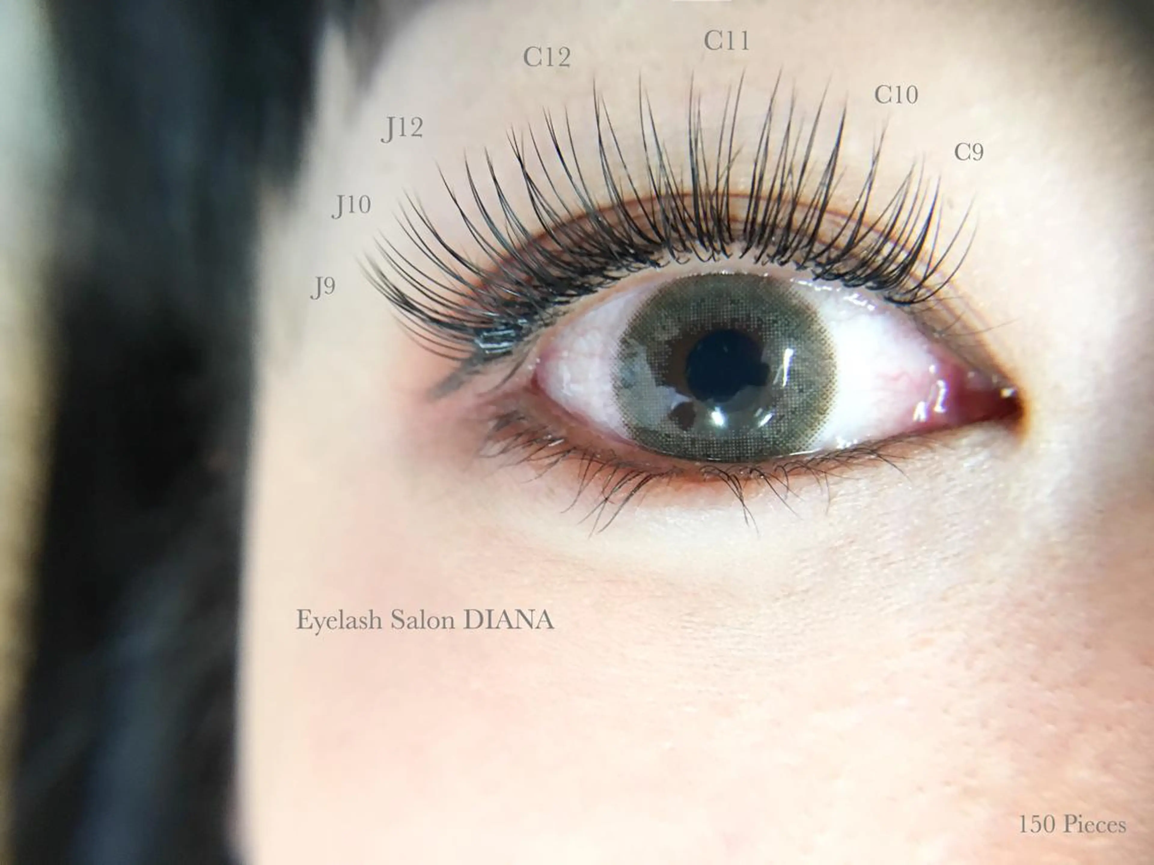 マツエク・マツパ Jカール DIANA ·͜· Hamadaのマツエク・マツパデザイン