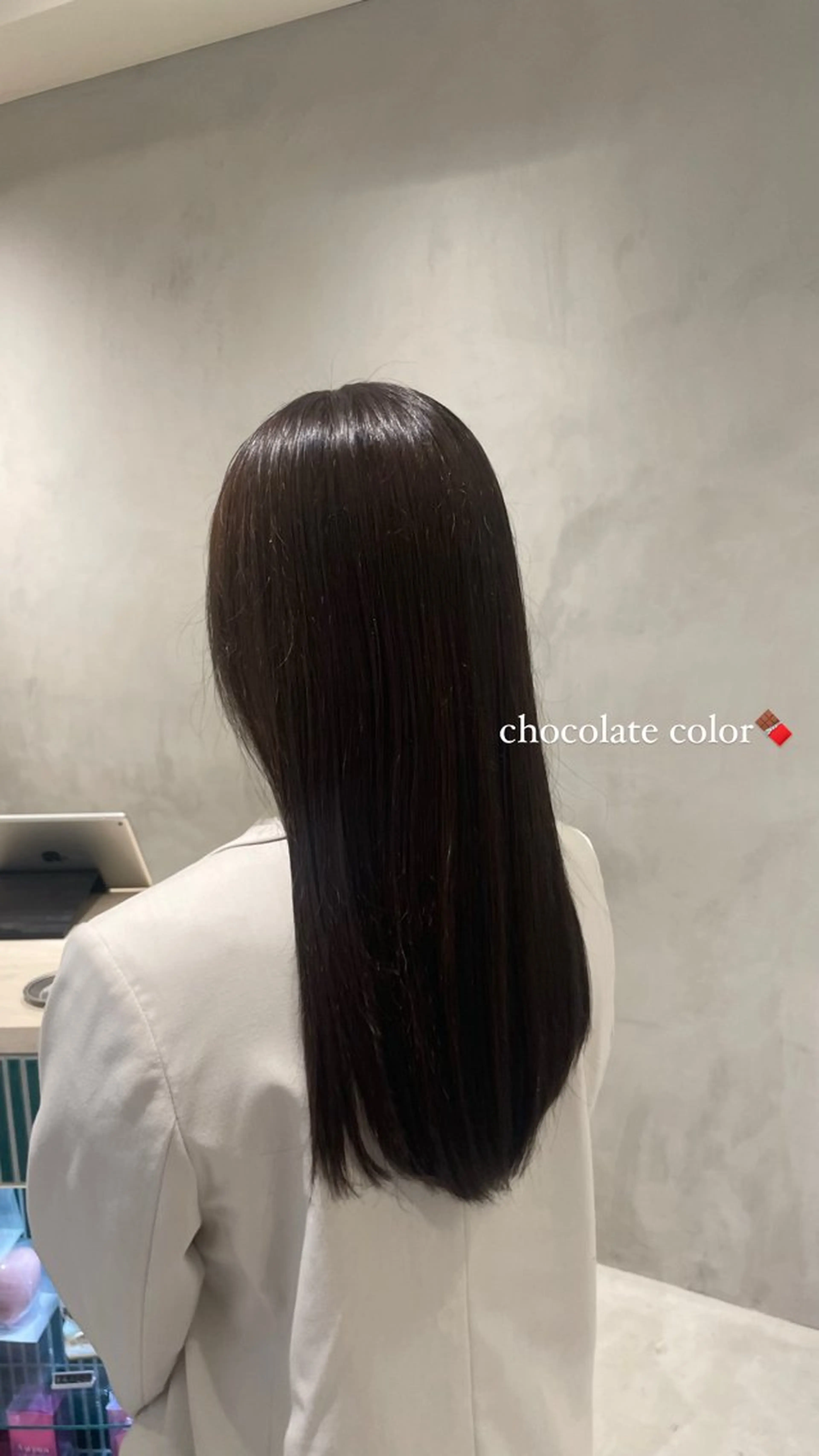 ロング カラー ブラウンカラー ヘアカラー トリートメント たかはし ゆうなのヘアスタイル