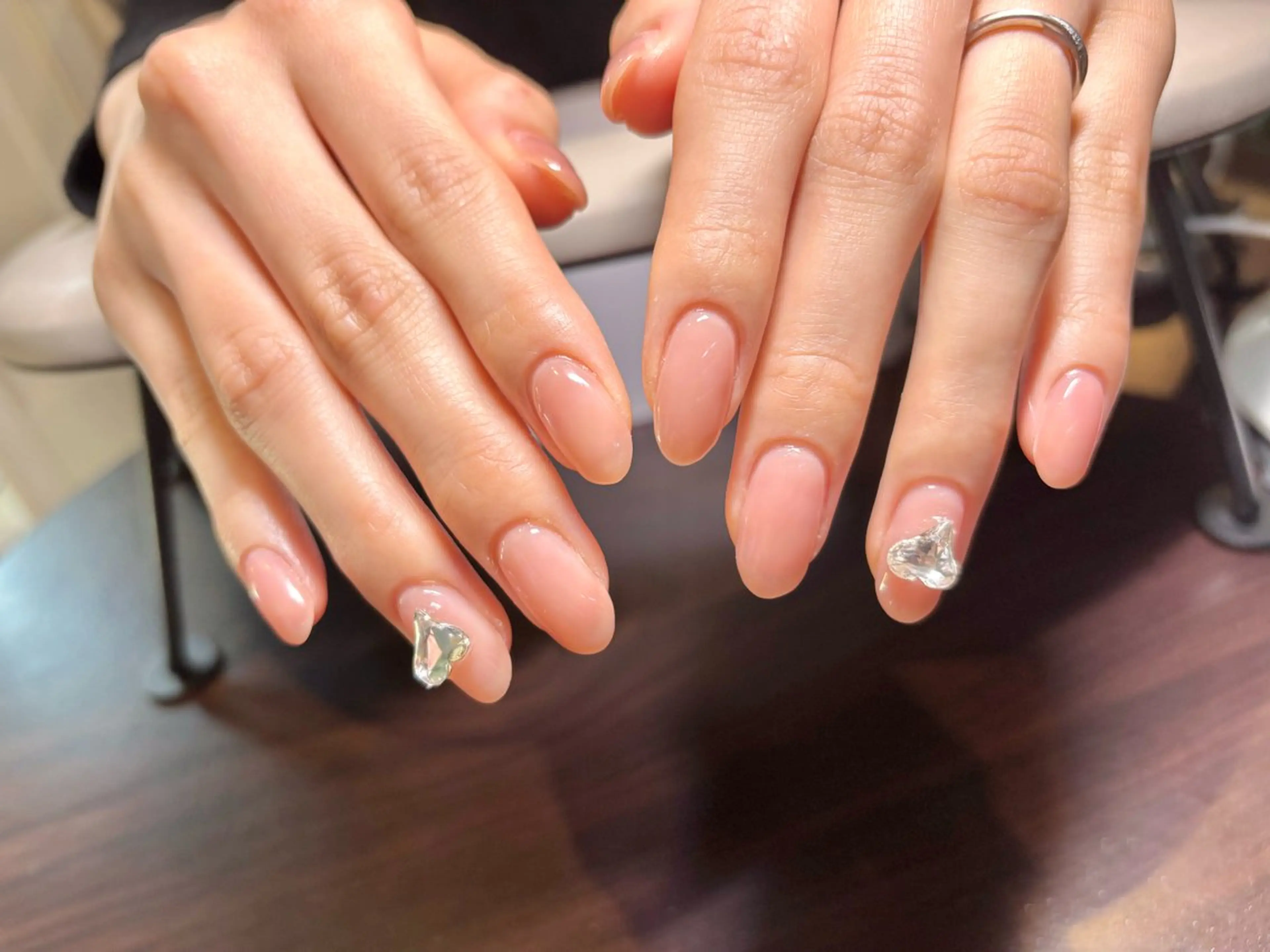 ネイル シンプルネイル ハンドネイル Hübsch所属・Sakura Hのネイルデザイン