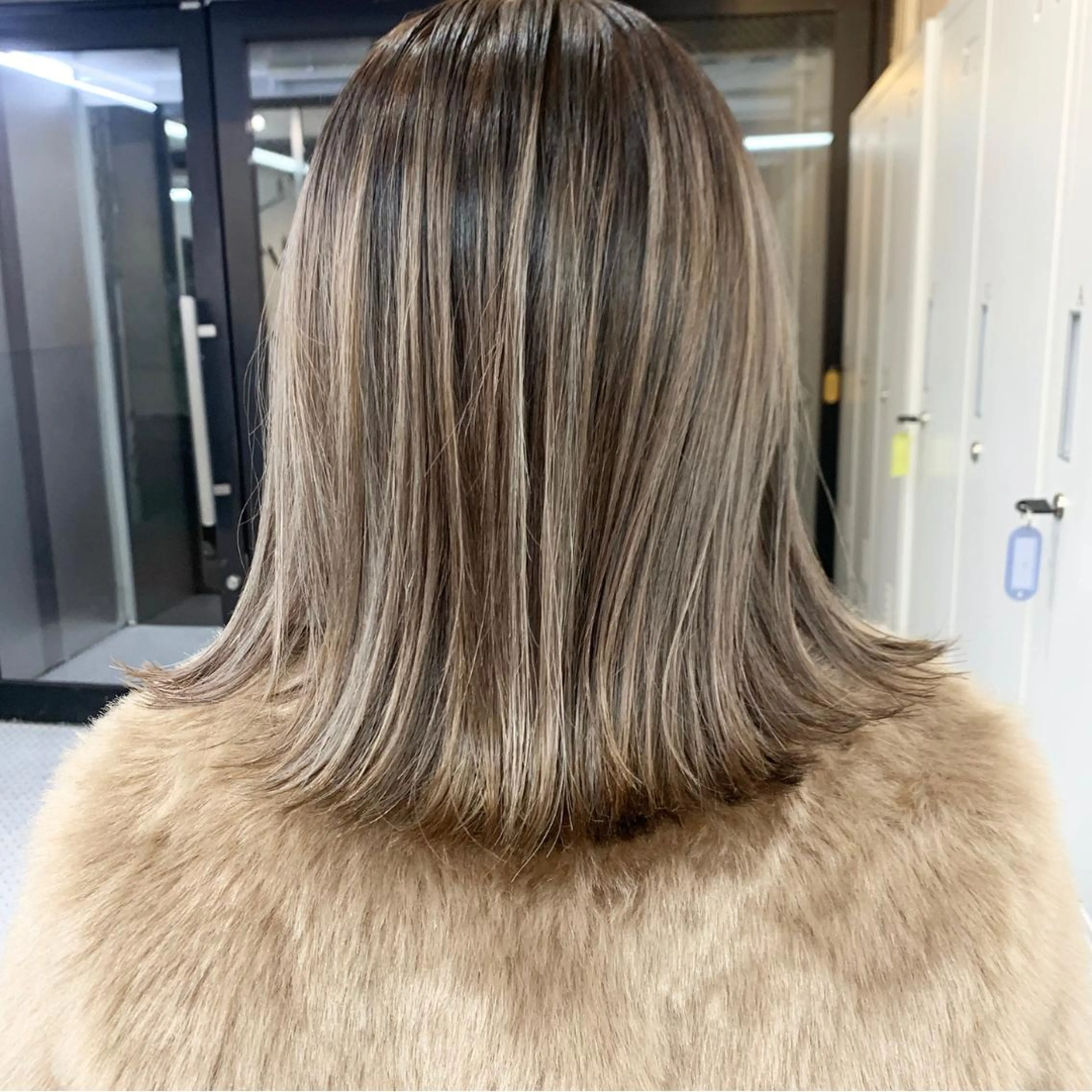 ミディアム カラー ヘアアレンジ ハイトーン/美髪矯正 🍃大江拓実のヘアスタイル