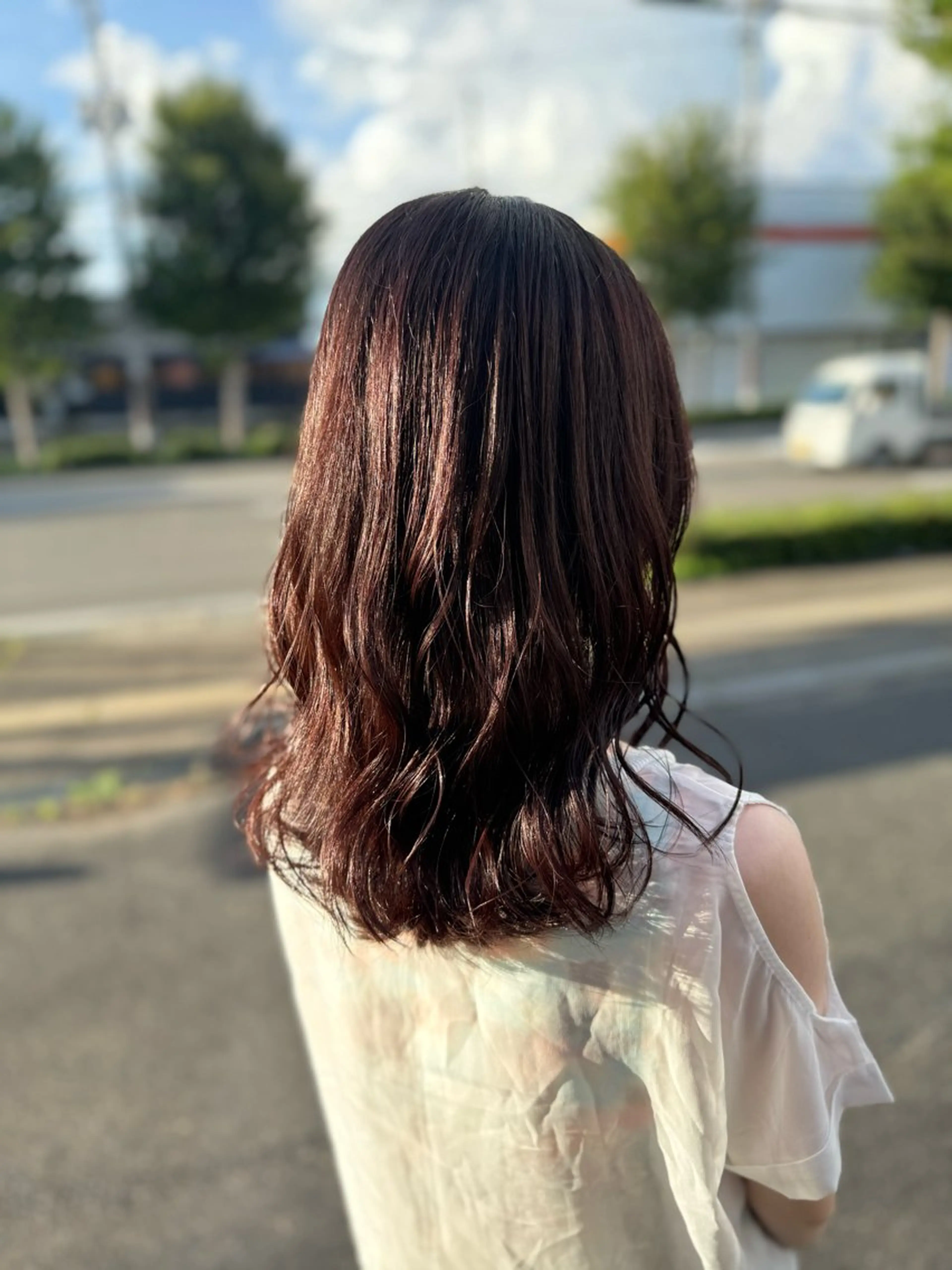 セミロング 🇰🇷韓国風顔周り NANAMI🇰🇷のヘアスタイル