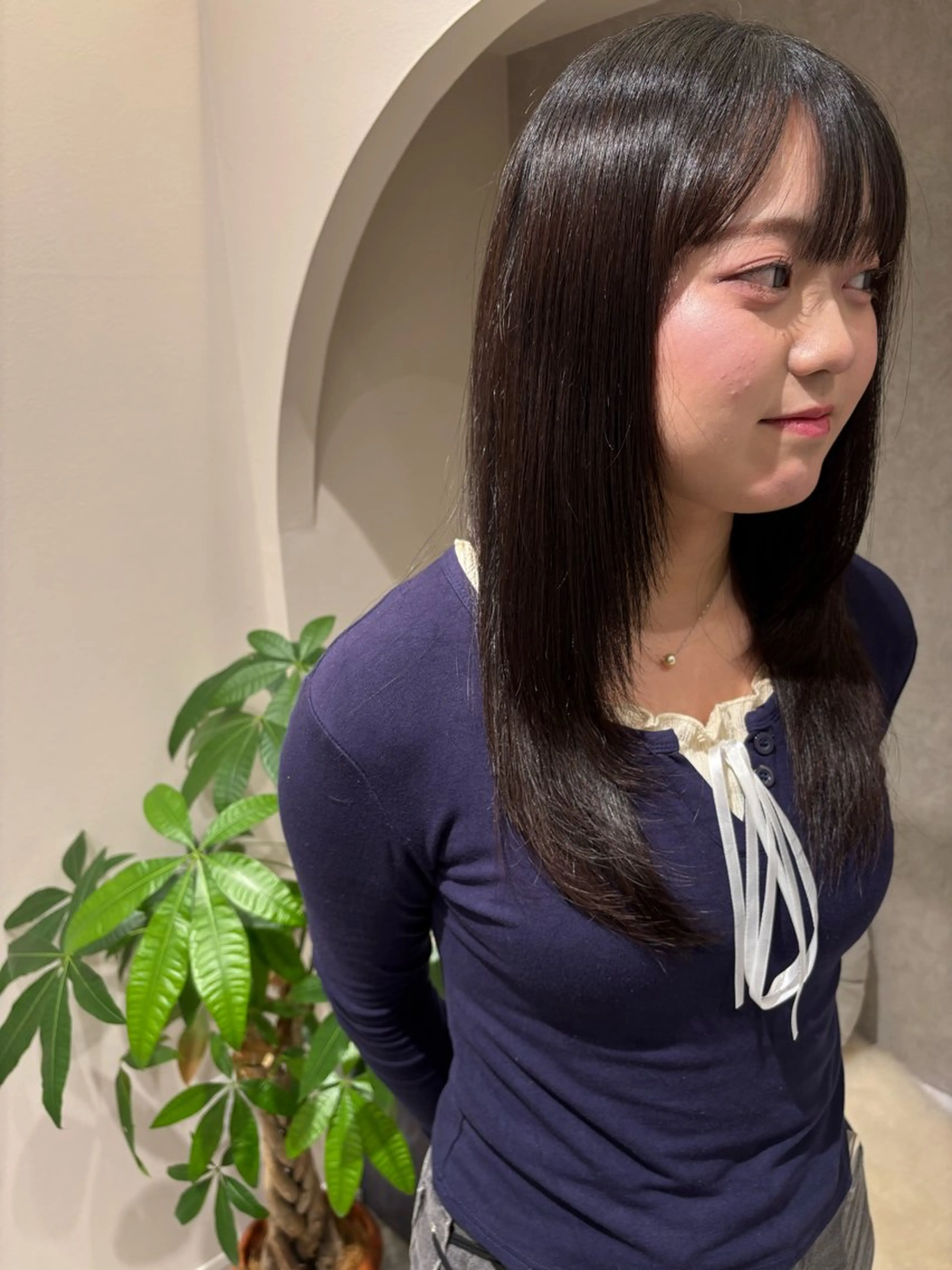 ロング レイヤーカット 武富 果音のヘアスタイル