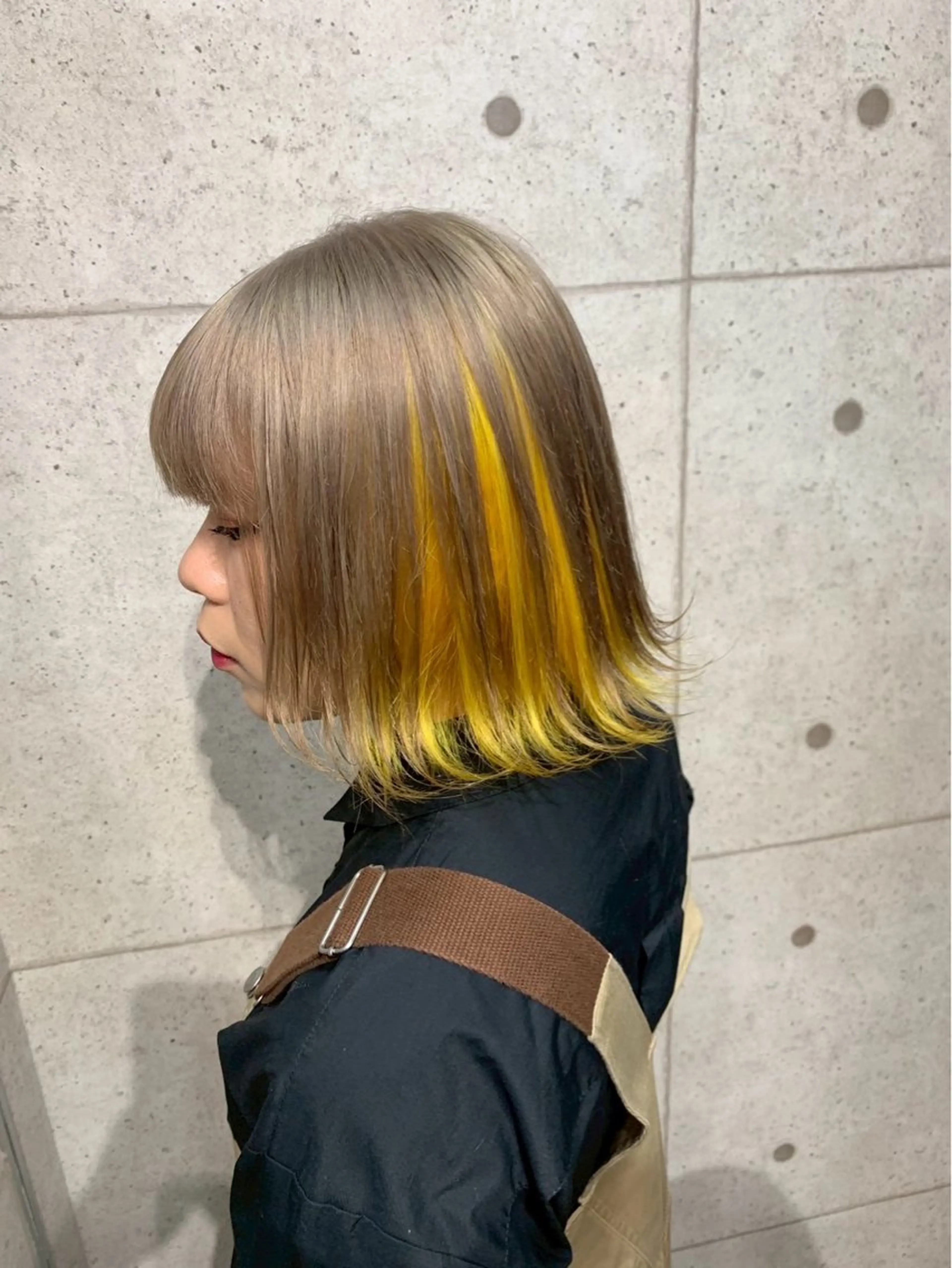 カラー ブリーチ いろあそび所属・カットモデル募集中 tsuki🌙のヘアスタイル