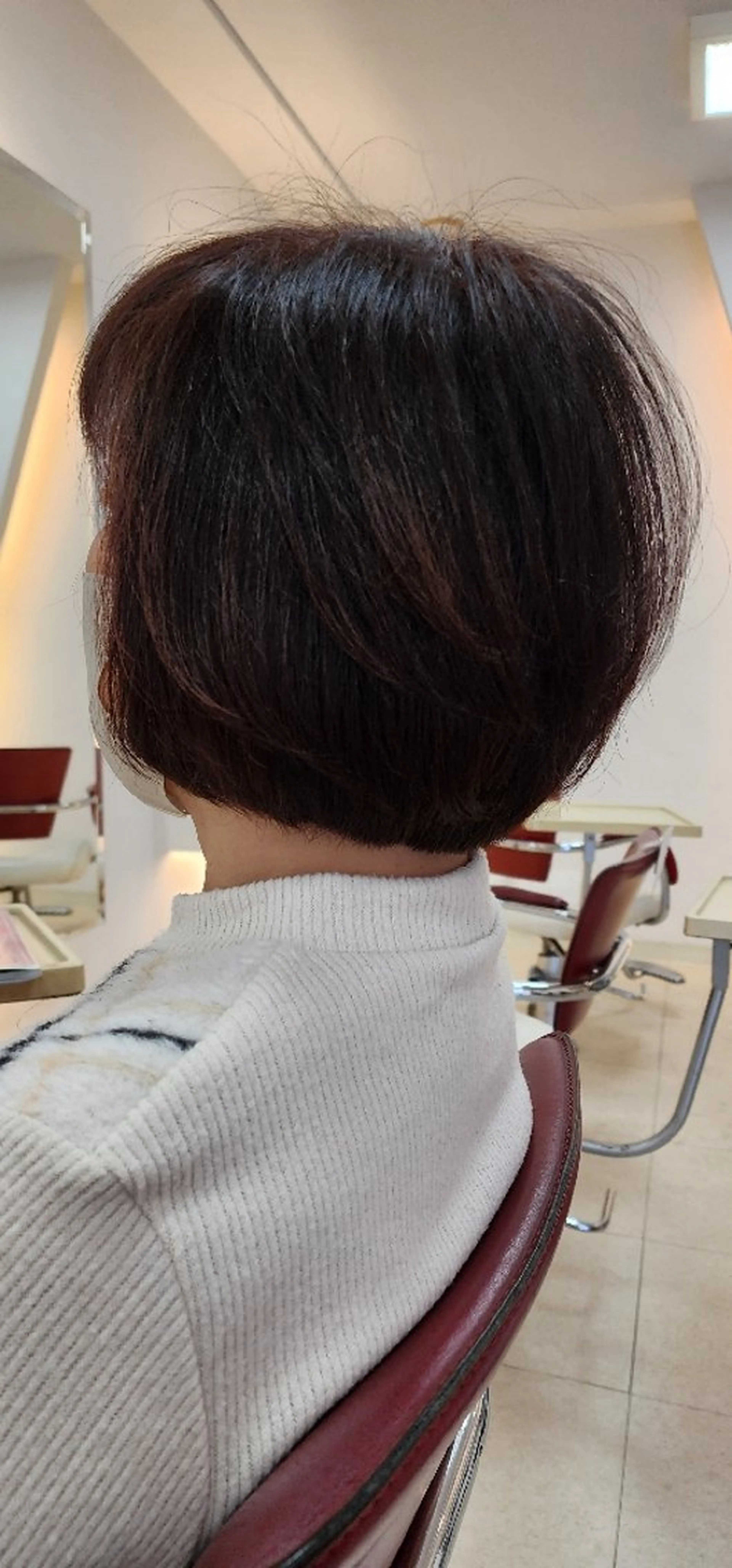カラー ミディアム ボブ hairmake Juinのヘアスタイル