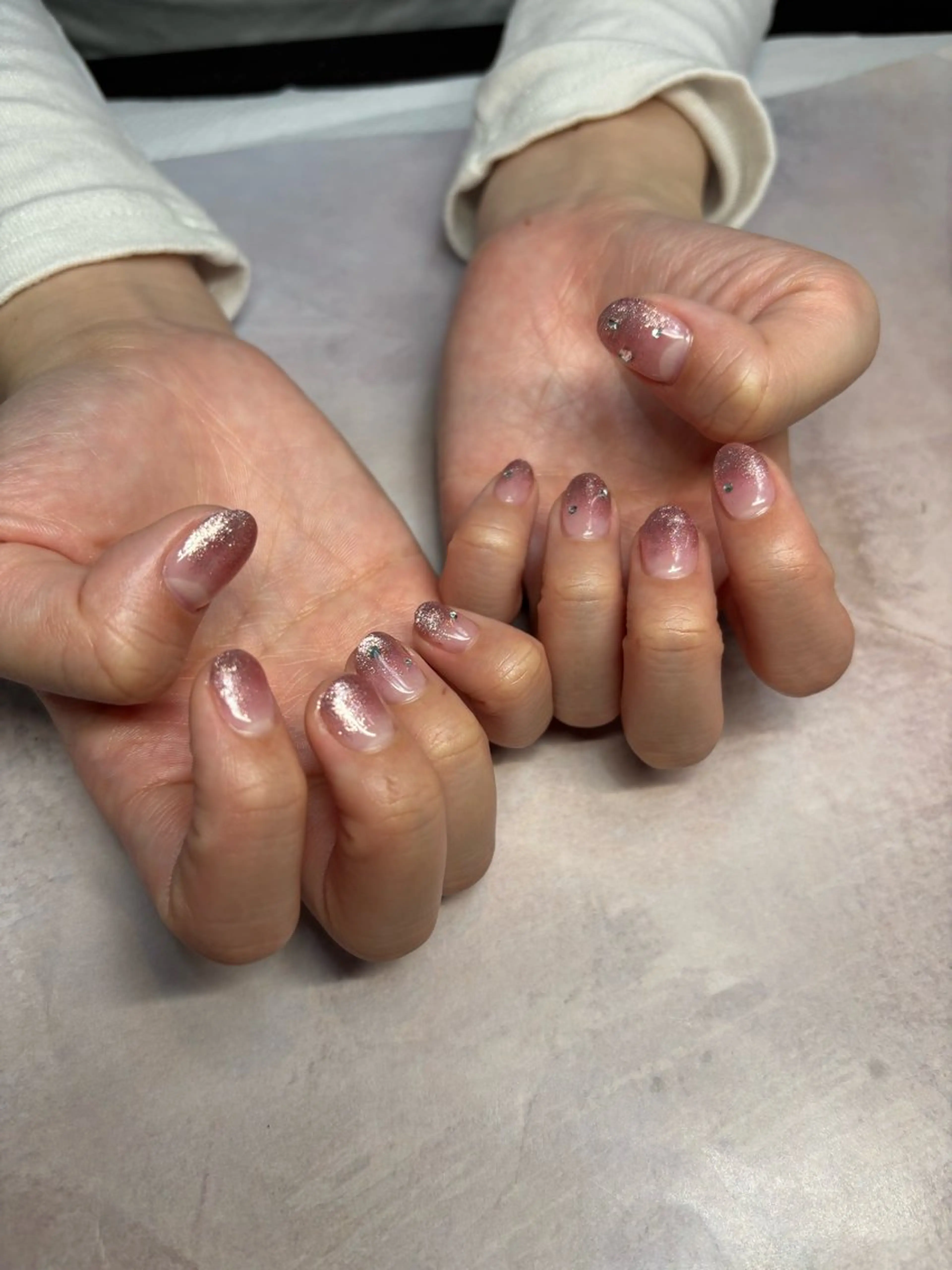 ネイル ラメ(グリッター) ラメグラデーション ✨️REMIA 千葉💅🏻のネイルデザイン