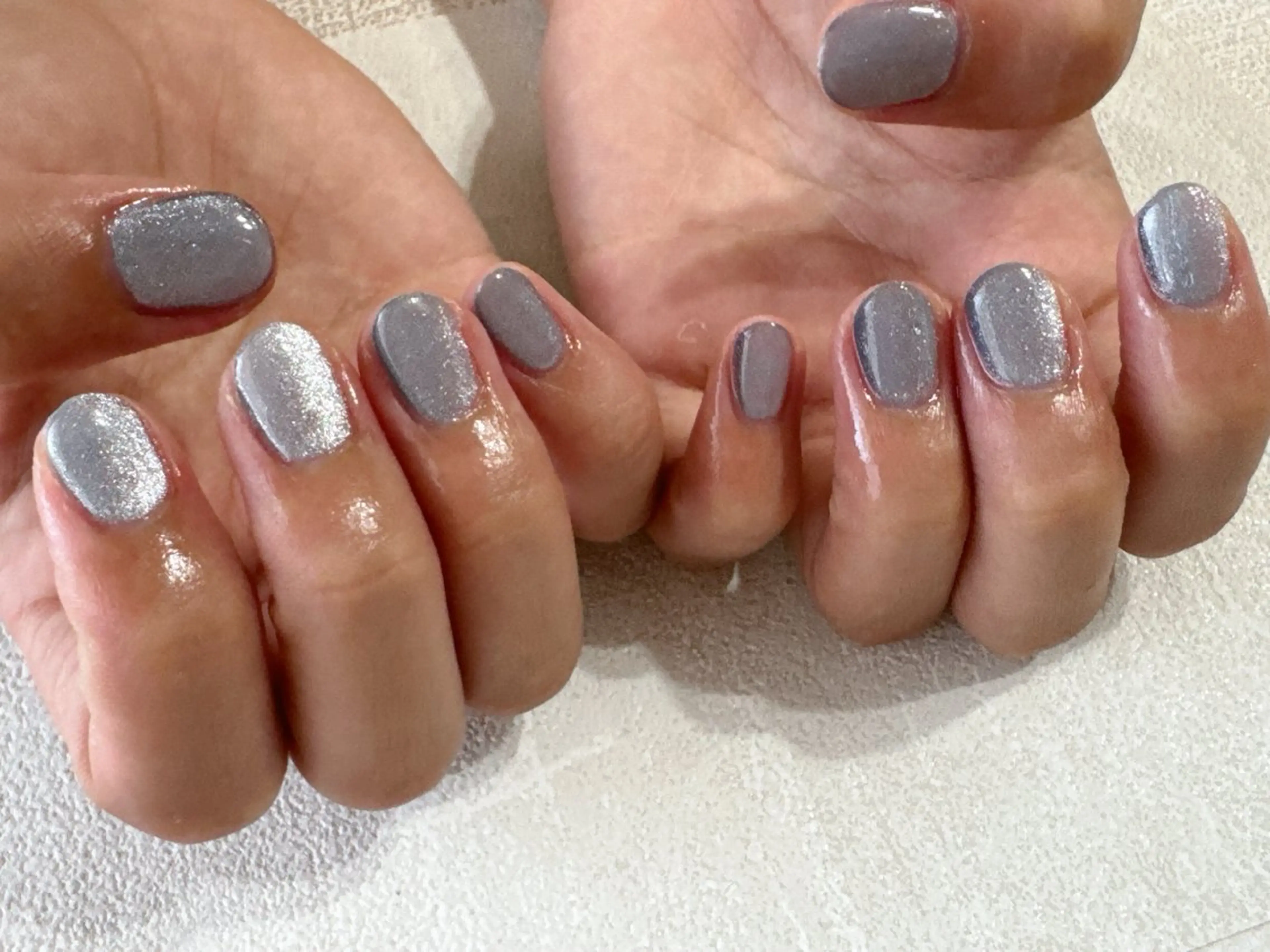 ネイル フットネイル ジェルネイル キラキラネイル マグネットネイル パラジェル ハンドネイル kikinail 溝の口のネイルデザイン