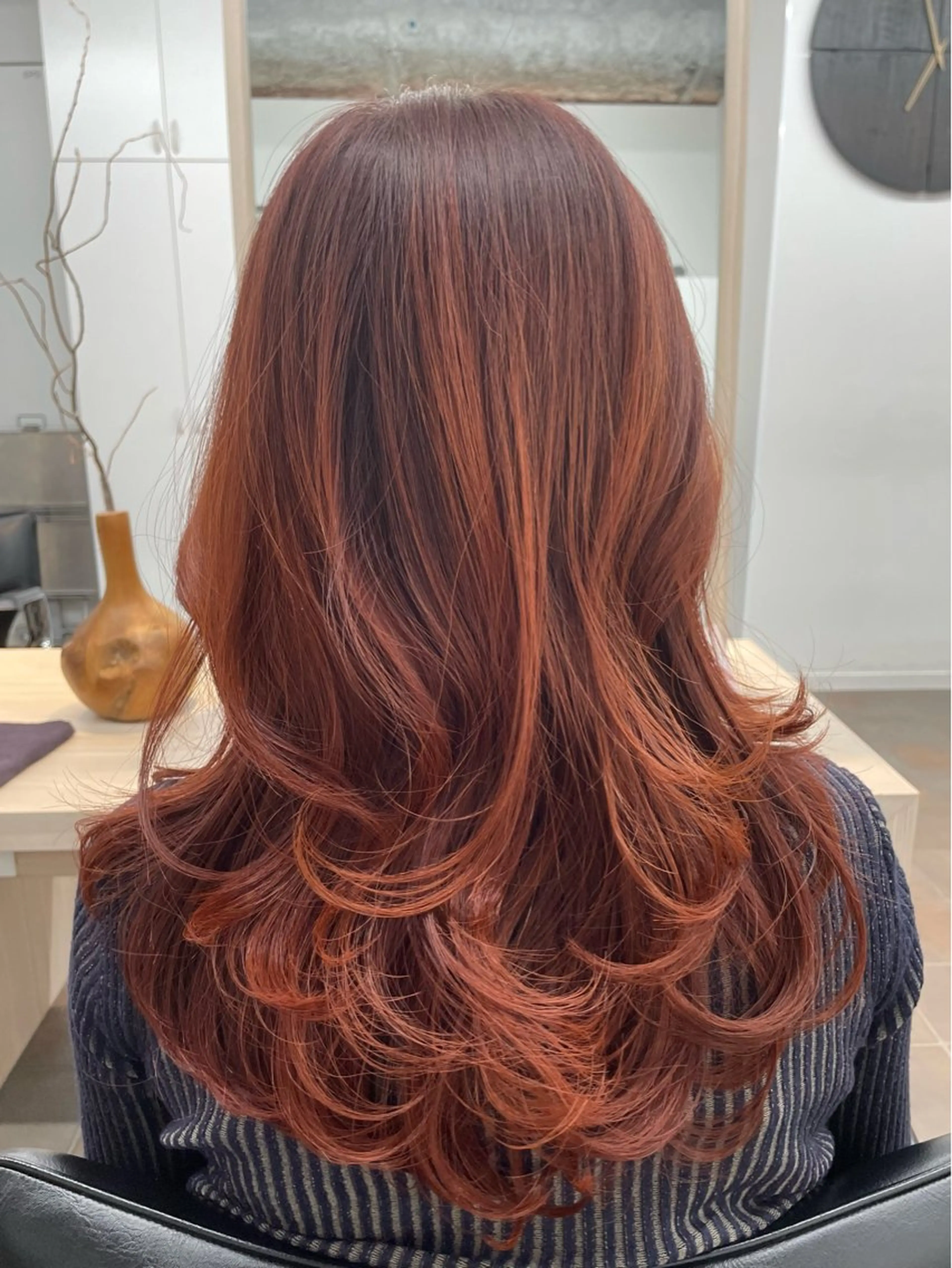 ロング カット トリートメント レイヤーパーマ/ ショートパーマ/横浜のヘアスタイル