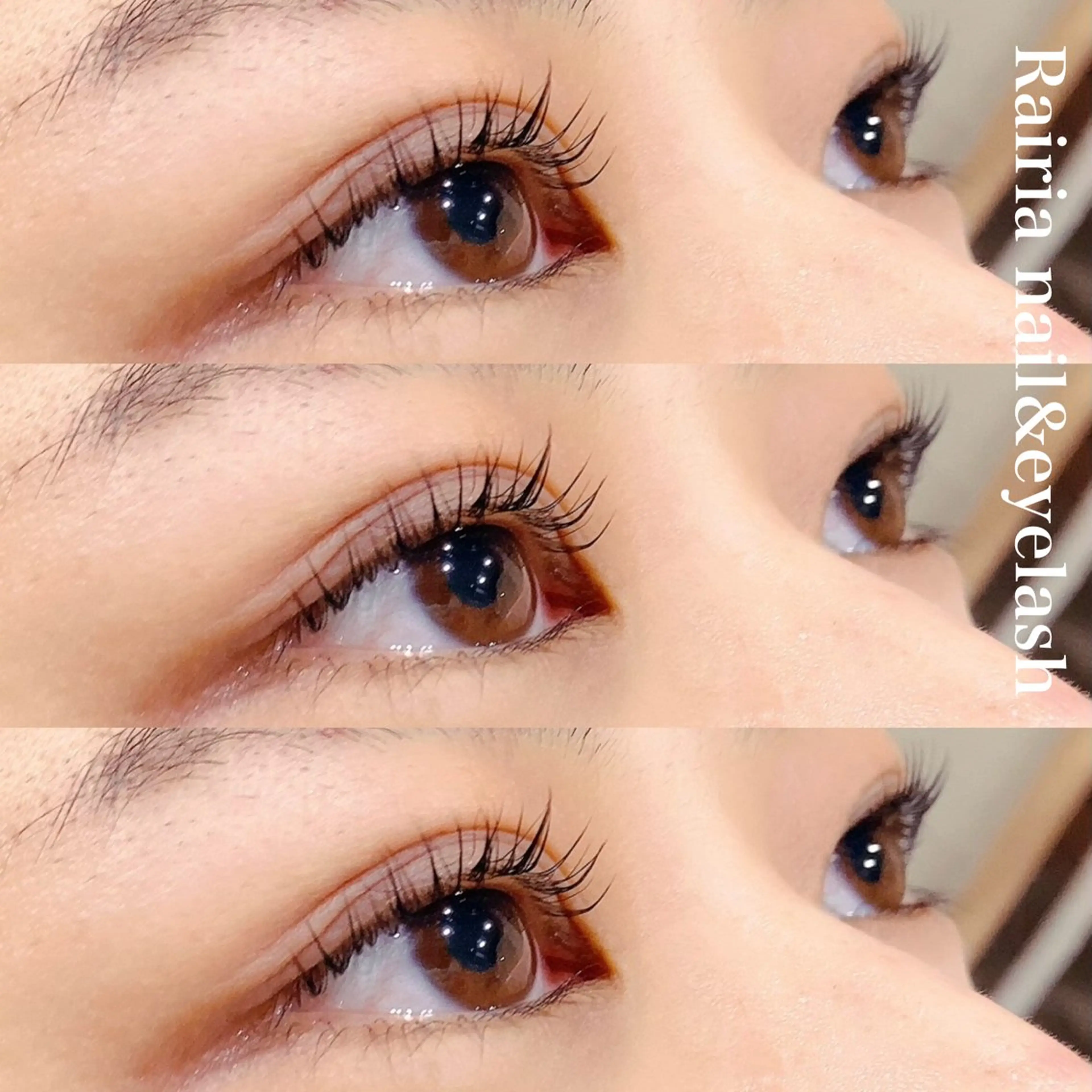 マツエク・マツパ フラットラッシュ 韓国風マツエク パリジェンヌラッシュリフト まつげパーマ 下まつげエクステ Rairia nail & eyelash所属・Rairia🎀 eyelashのマツエク・マツパデザイン