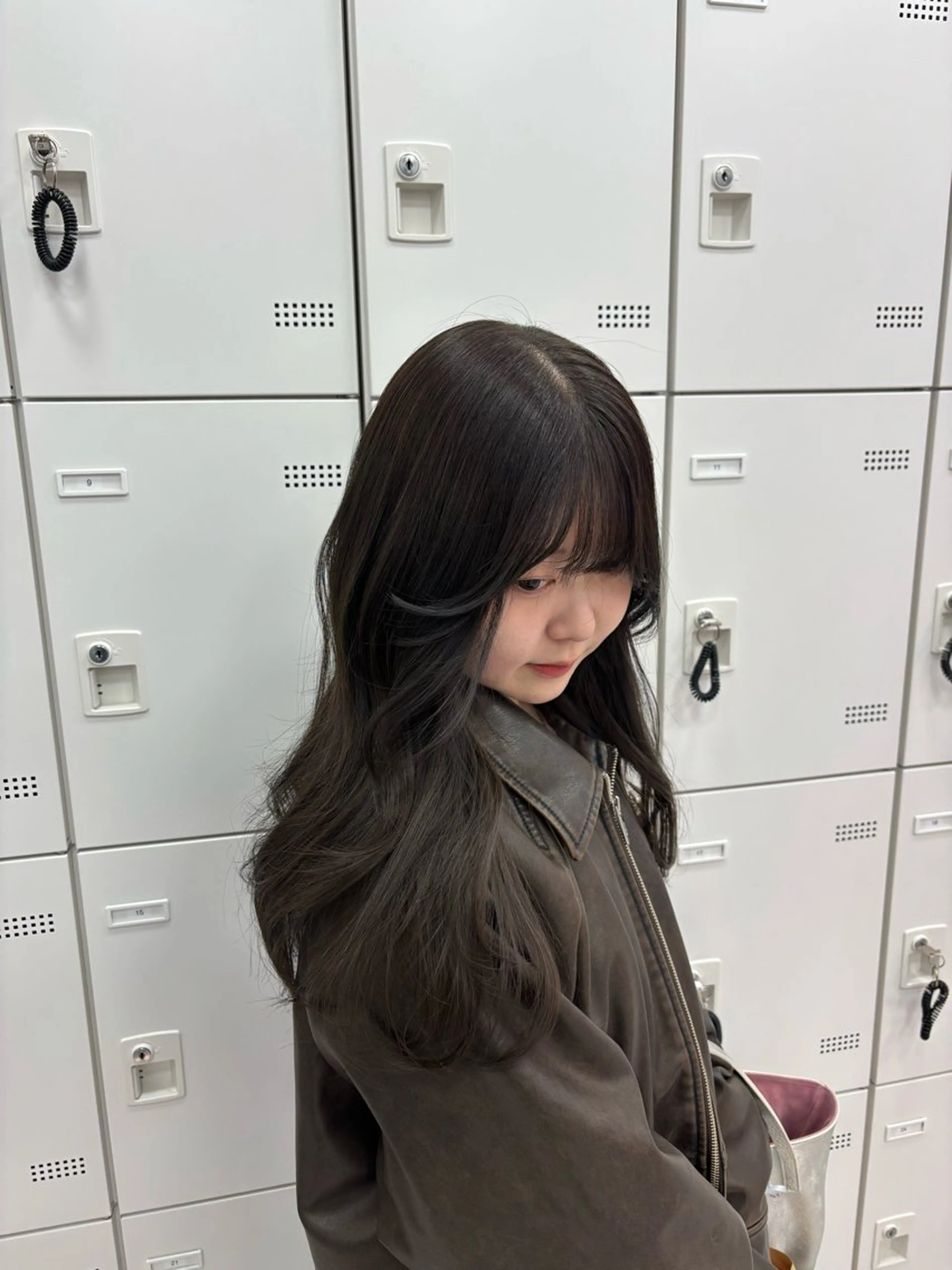 セミロング カラー カット ヘアカラー トリートメント ヘッドスパ ヘアセット 表参道ハッシュカット レイヤー/リノンのヘアスタイル