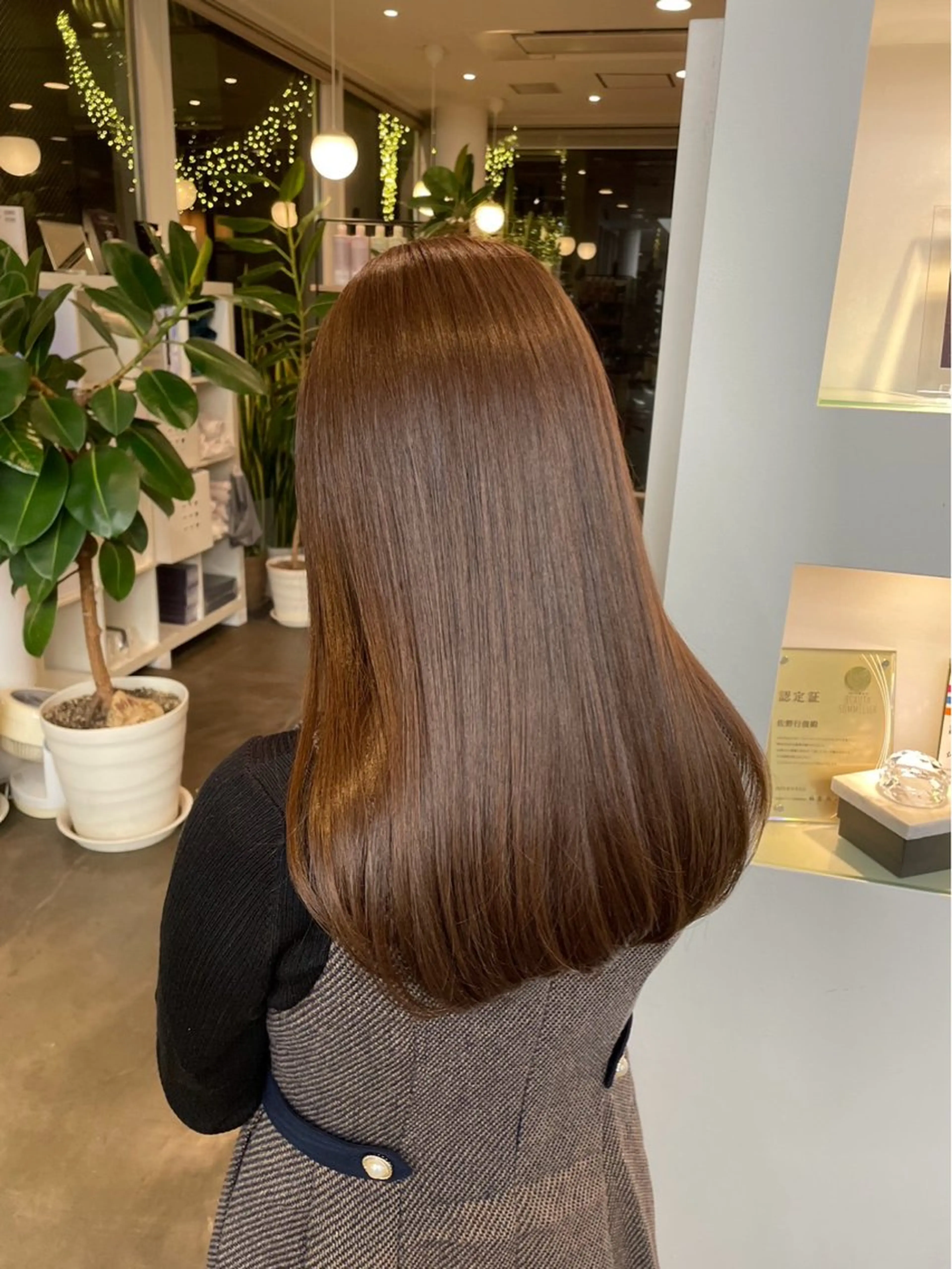 セミロング カラー ヘアカラー トリートメント ヘアセット DIFINOaoyama所属・🎧ayaka/ボブ /透明感カラー🩵のヘアスタイル