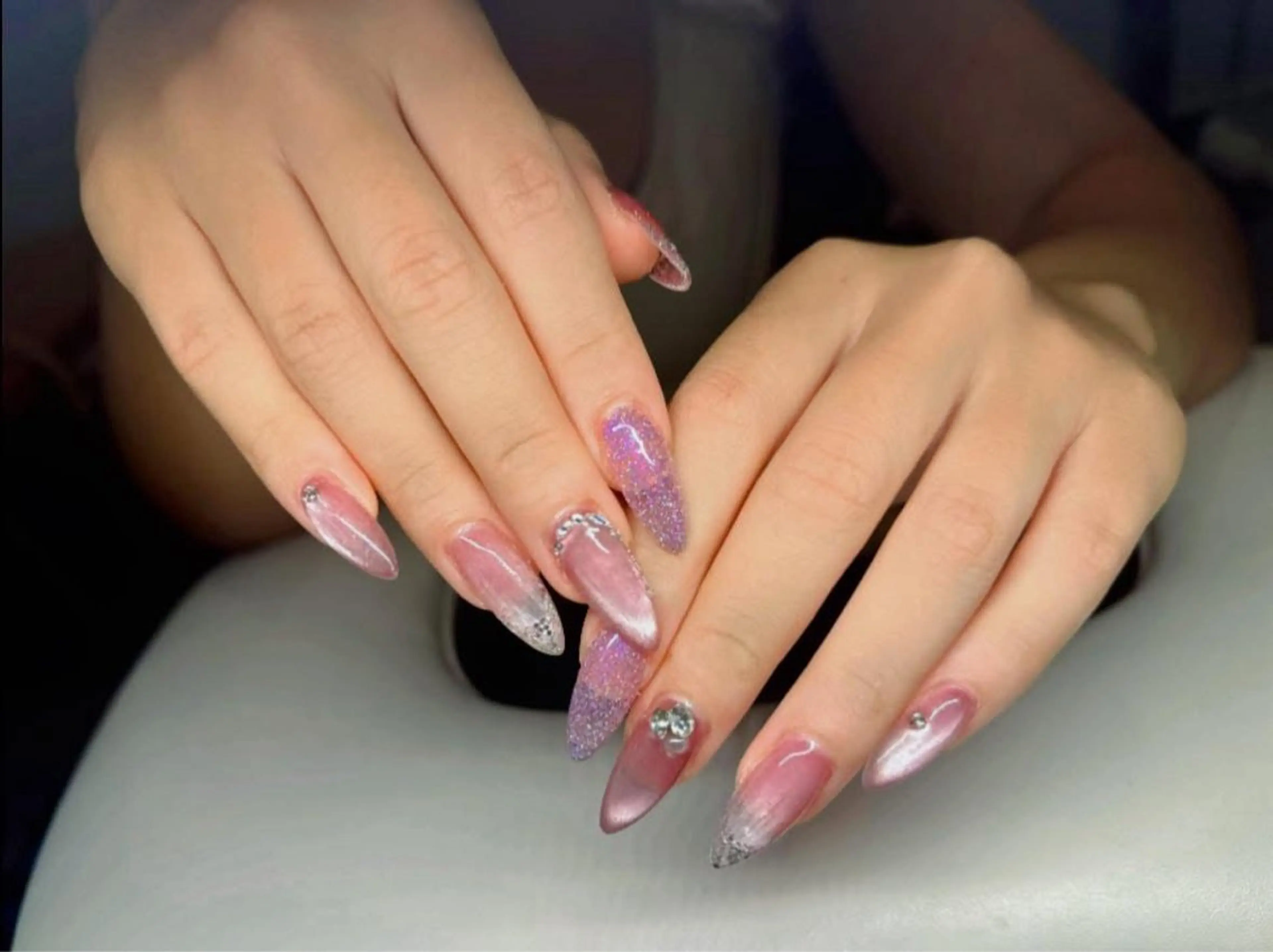 セミロング ハンドネイル 高橋みい 【Jrネイリスト】のネイルデザイン